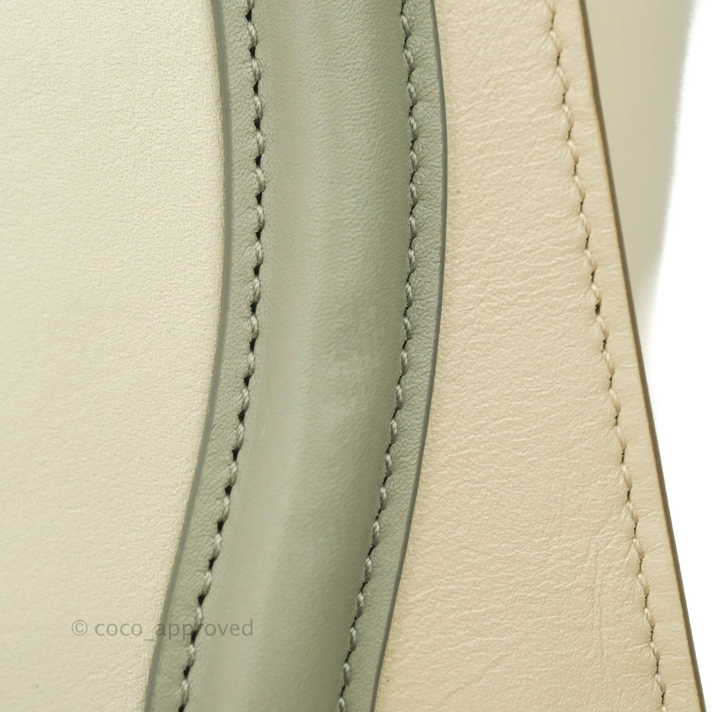 Celine Micro Luggage Handbag Light Beige Smooth Calfskin Gold Hardware