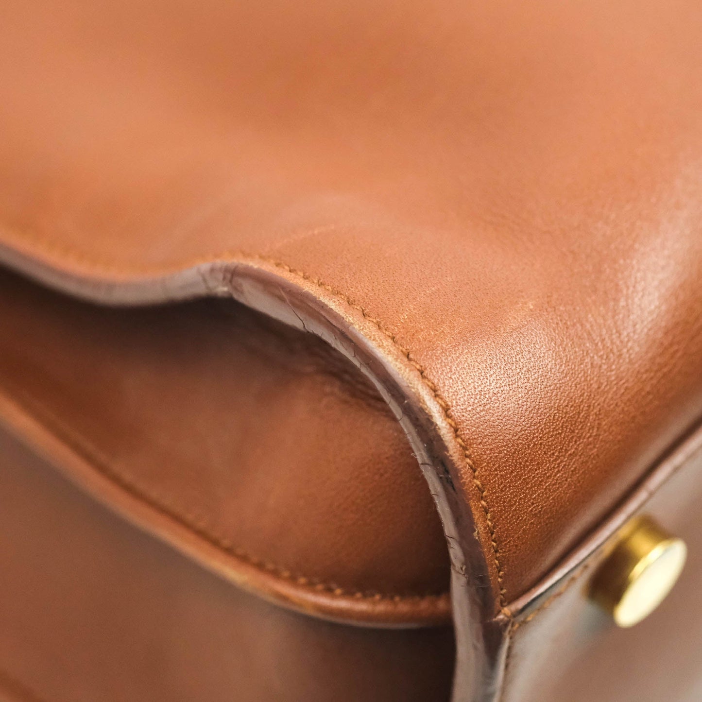 Saint Laurent Small Sac de Jour Bag Brown Calfskin Gold Hardware