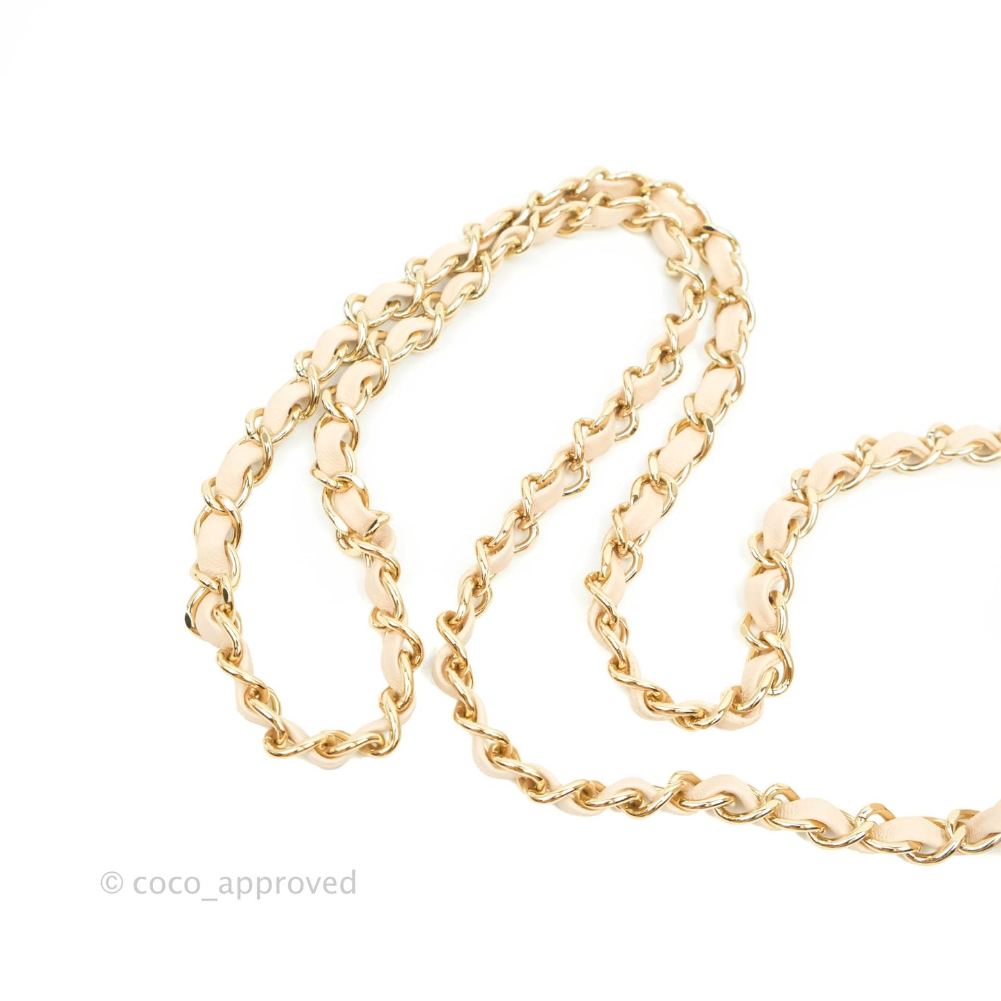 Chanel Quilted Mini Square Light Beige Lambskin Gold Hardware