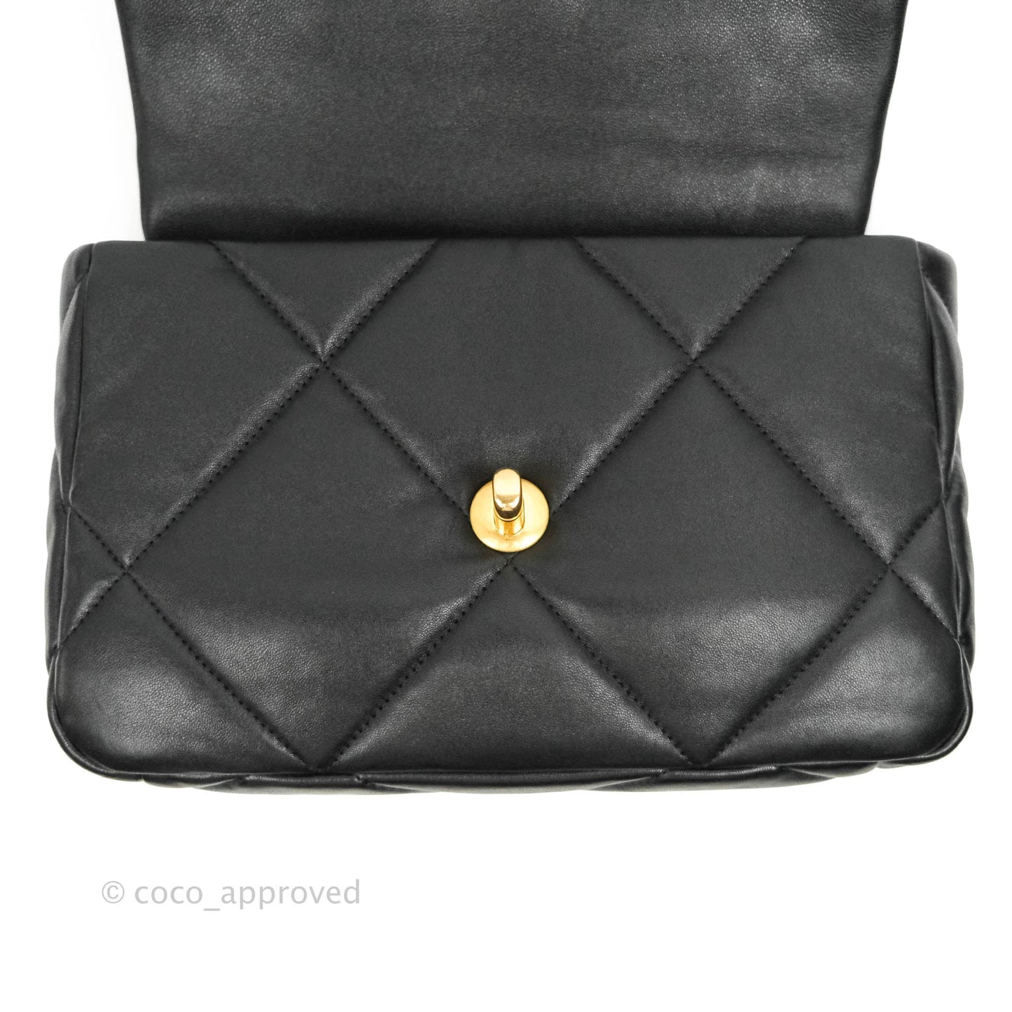Chanel 19 Small Black Lambskin Mixed Hardware