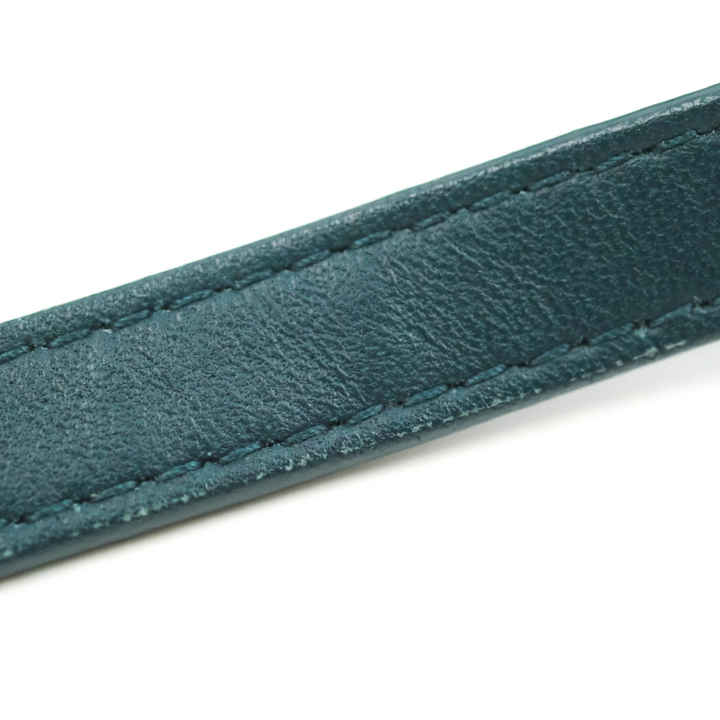 Bottega Veneta Maxi Intrecciato Mini Cassette Crossbody Bag Petrol Blue Lambskin