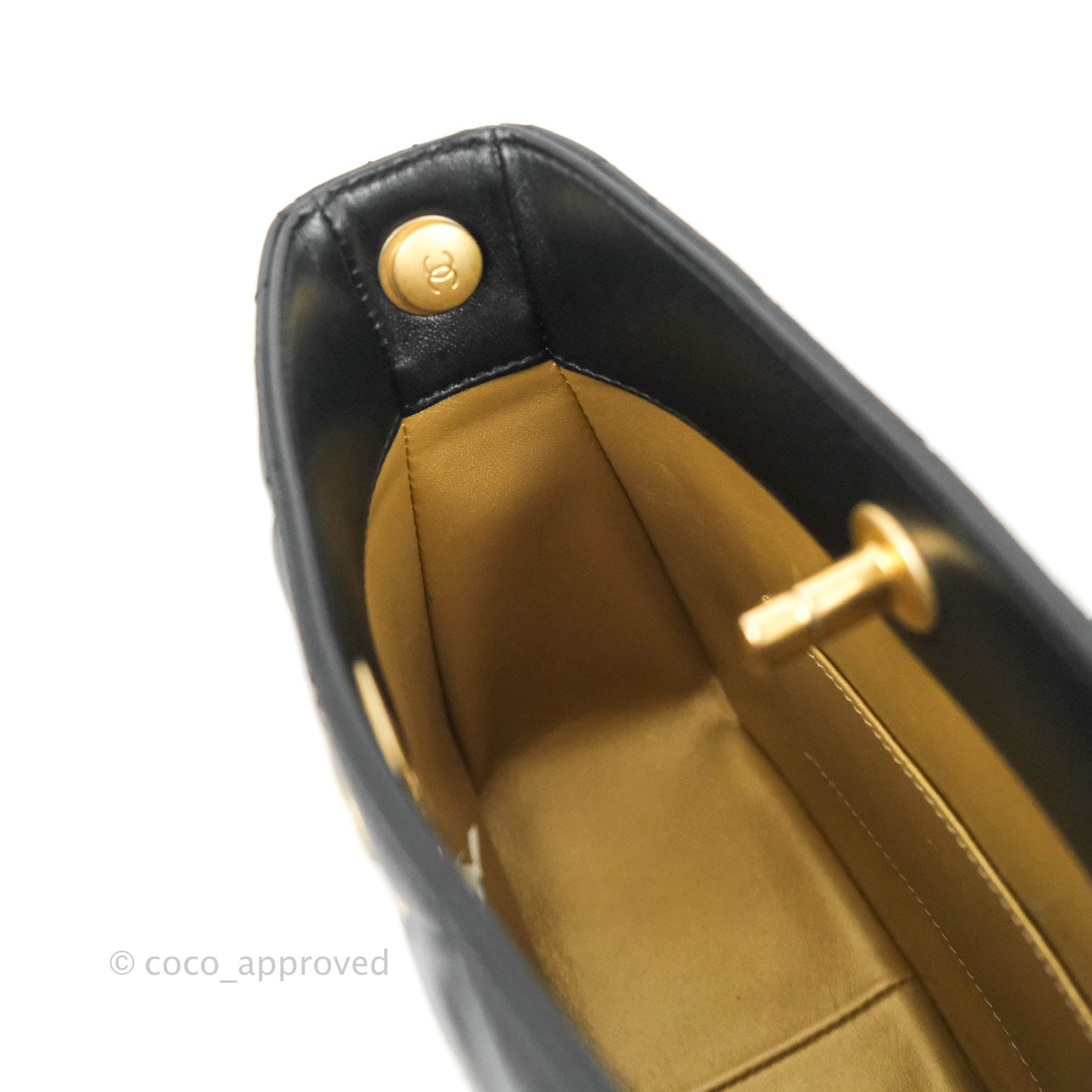 Chanel Black Pearl Crush Hobo Bag Lambskin Aged Gold Hardware