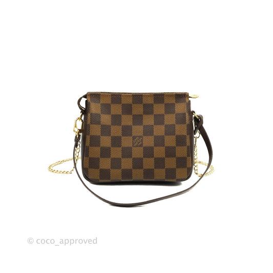 Louis Vuitton Trousse Make Up Pochette Damier Ebene
