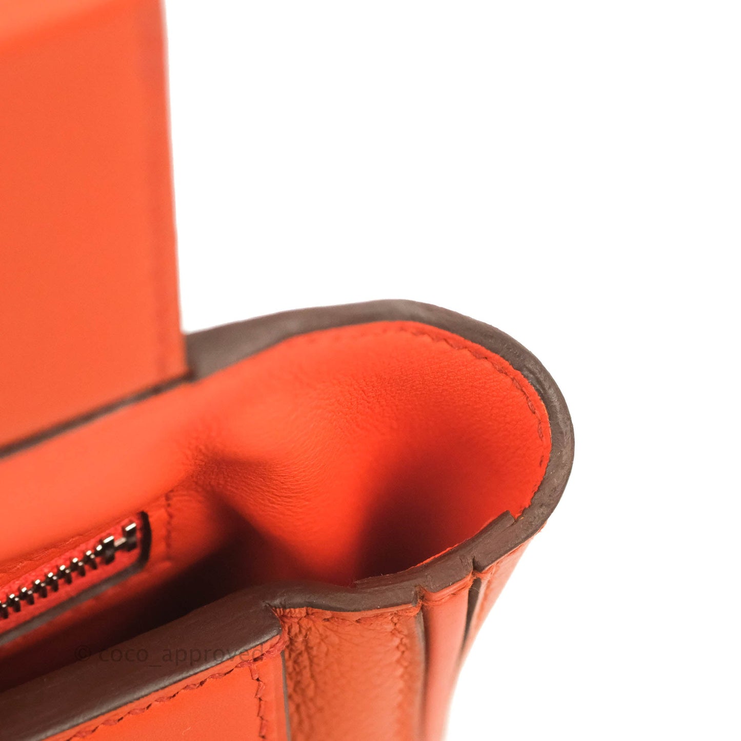 Hermès 24/24 21 Mini Terre Battue Palladium Hardware