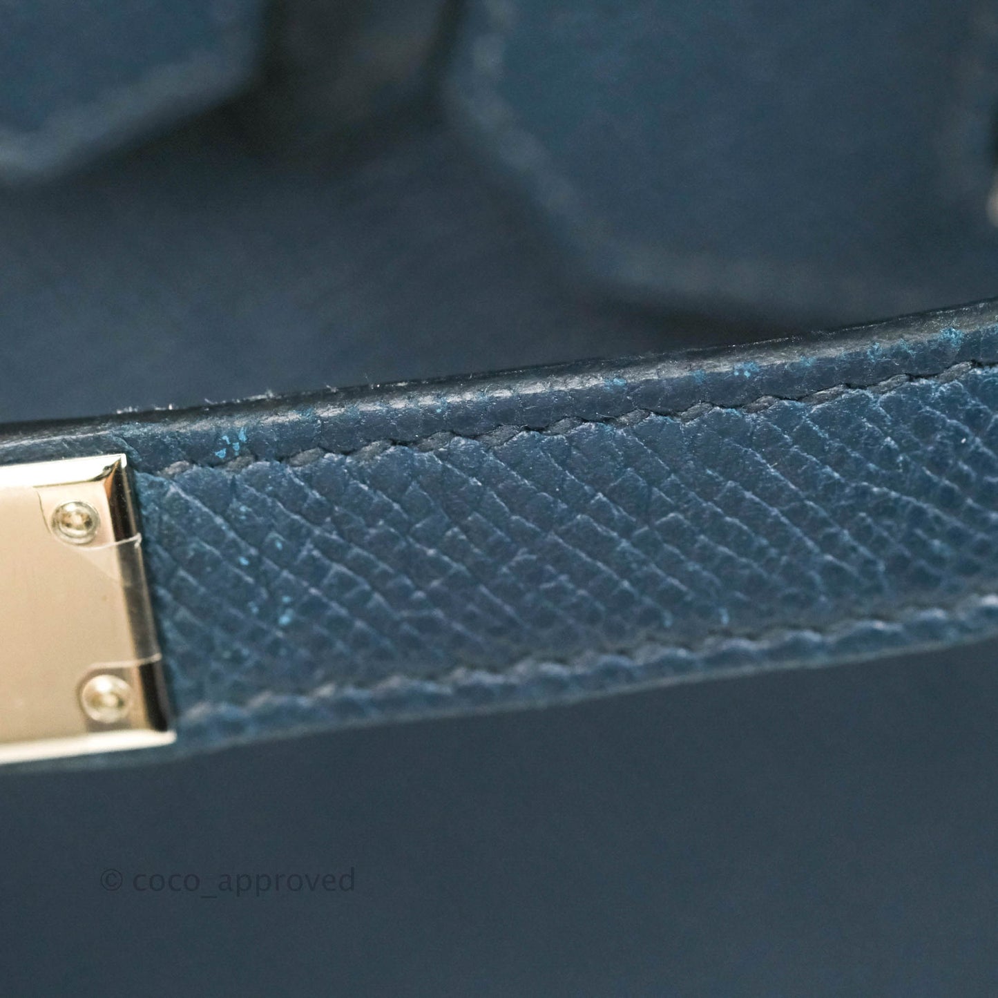 Hermès Birkin 30 Navy Epsom Silver Hardware