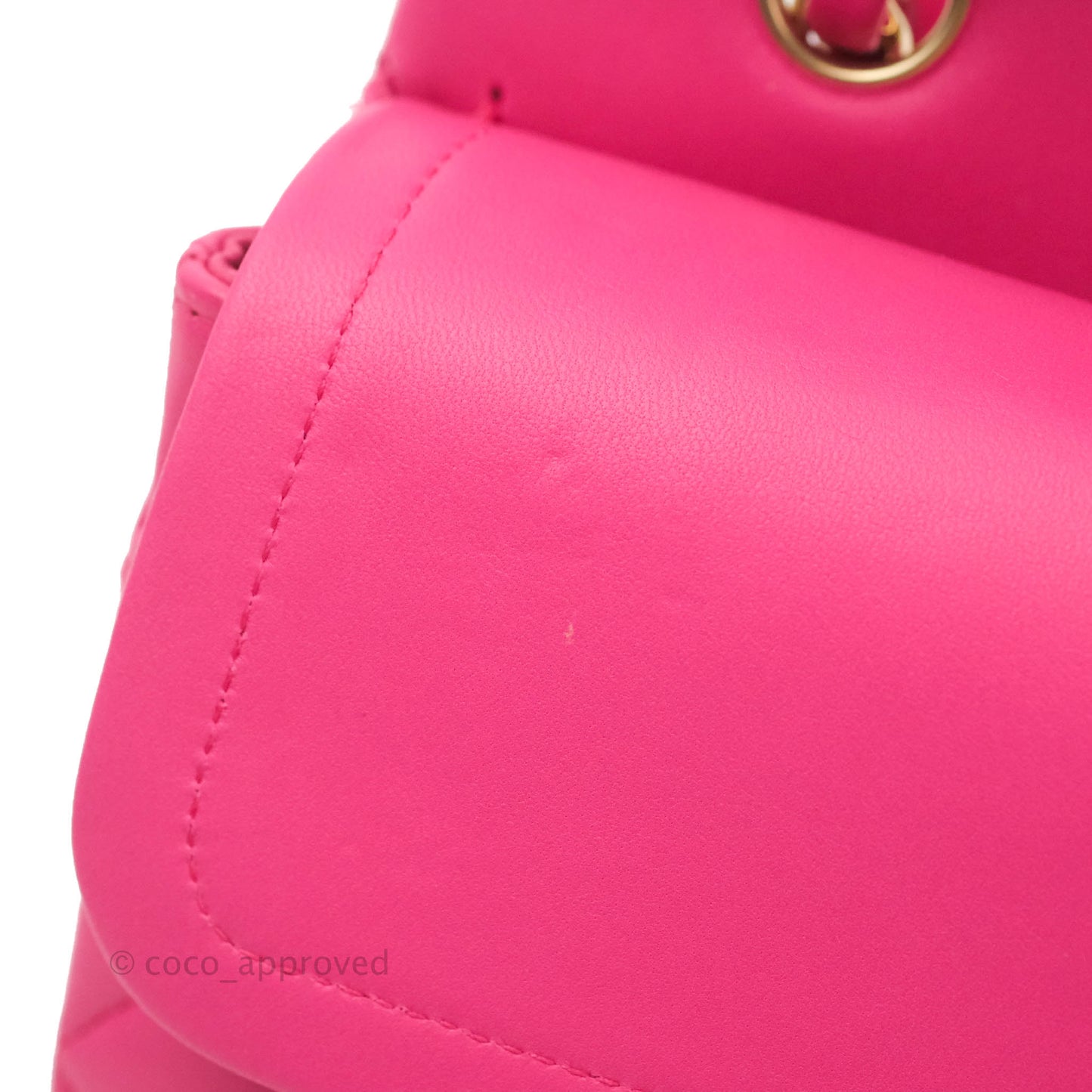 Chanel Classic M/L Medium Flap Quilted Pink Lambskin Gold Hardware