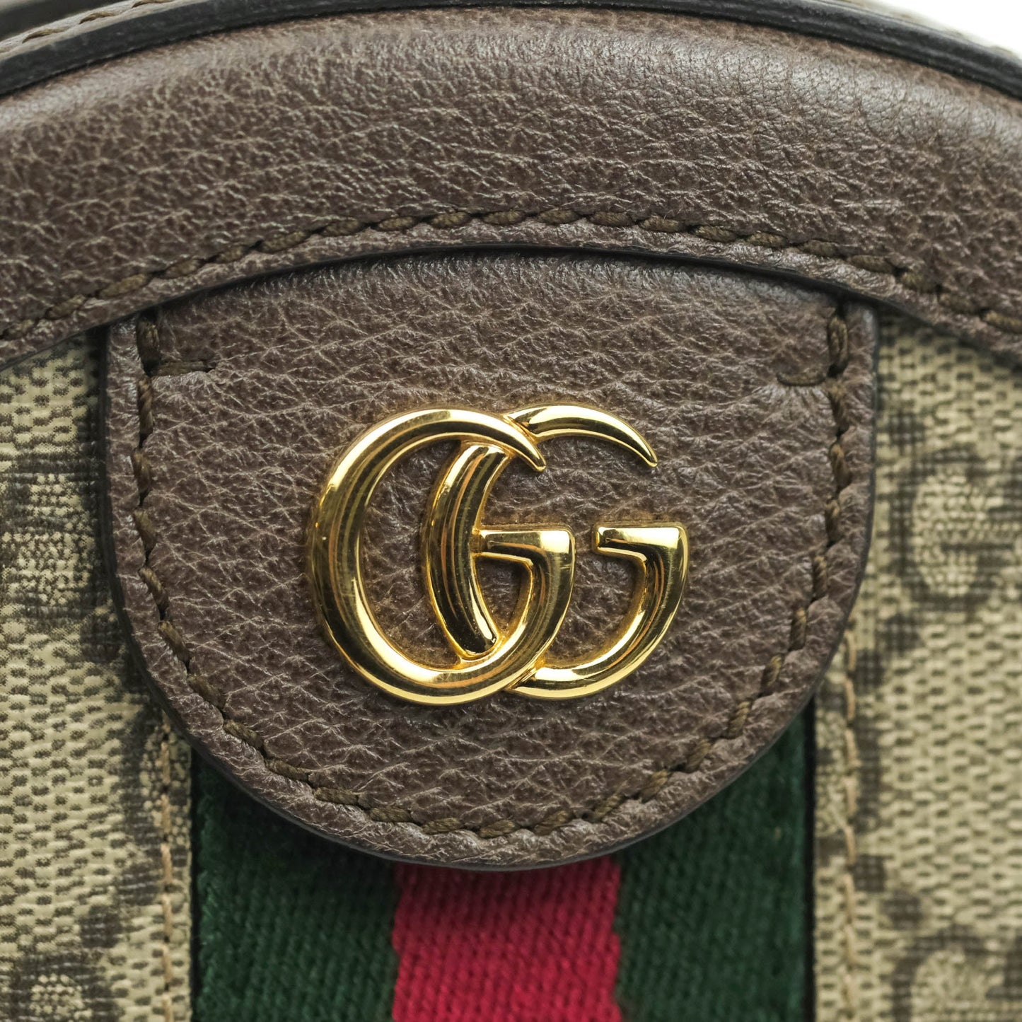 Gucci Ophidia Mini GG Supreme Canvas Round Shoulder Bag