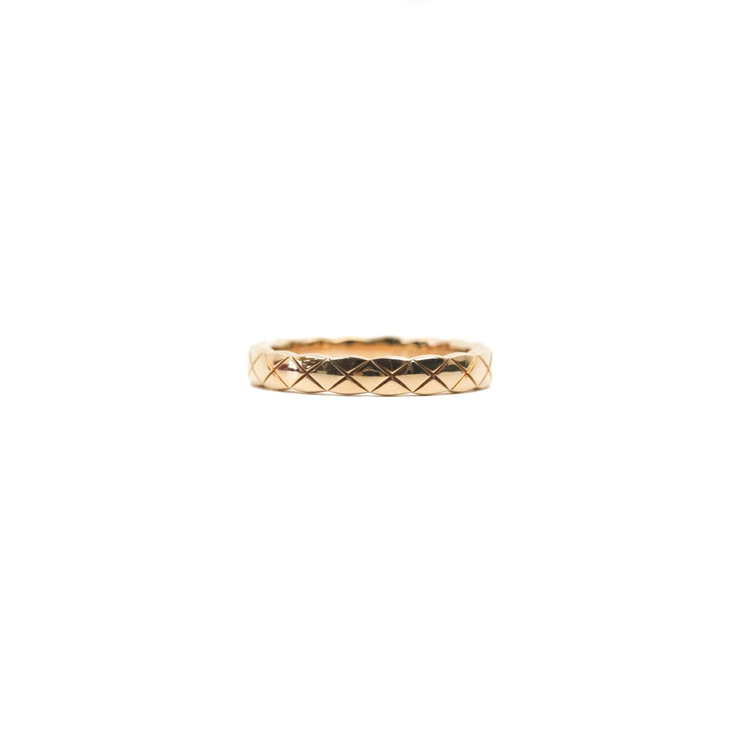 Chanel Coco Crush Ring 18K Beige Gold Size 52