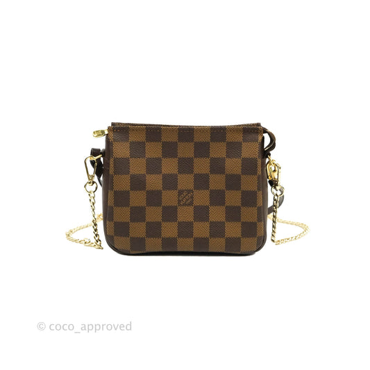 Louis Vuitton Trousse Make Up Pochette Damier Ebene