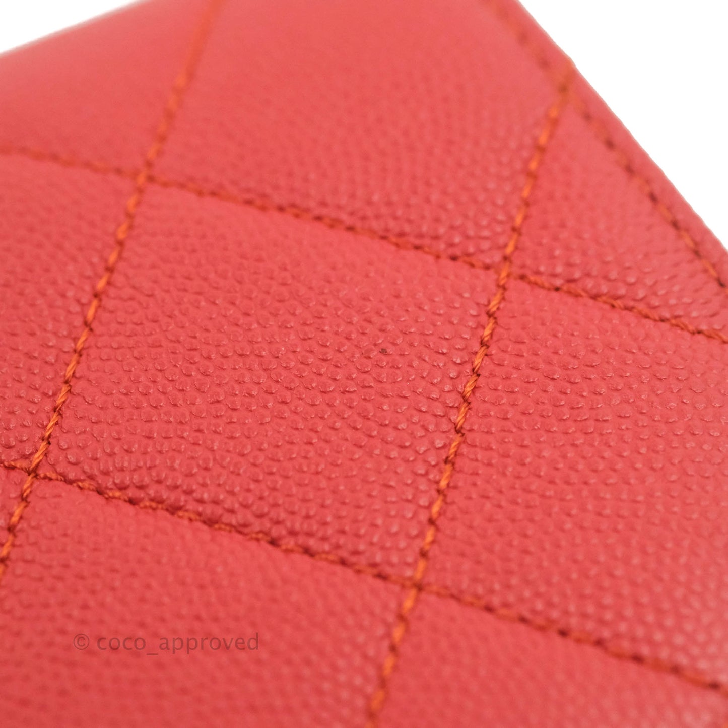 Chanel Quilted Small Business Affinity Flap Red Caviar Gold Hardware