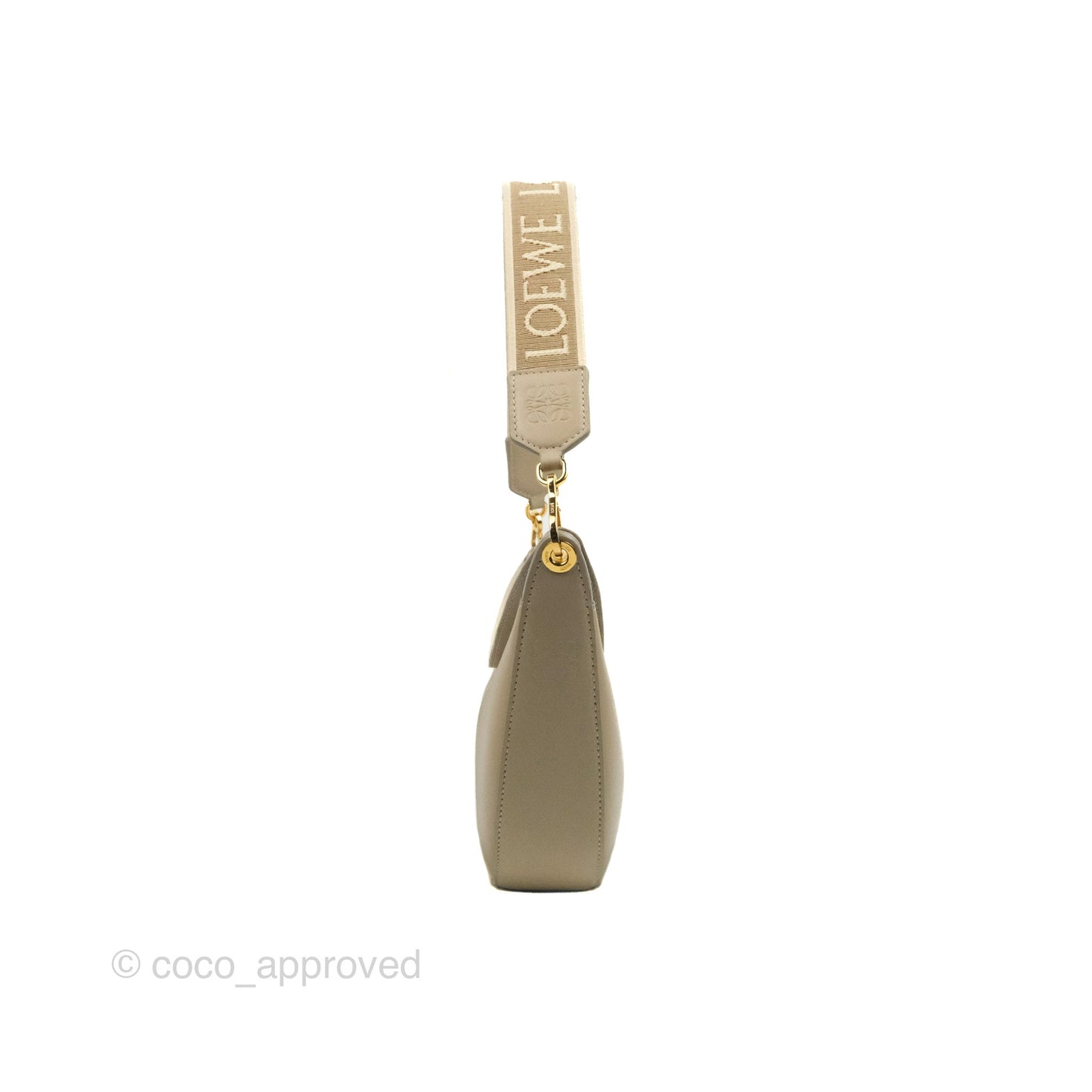 Loewe Small Luna Shoulder Bag Light Oat Calfskin