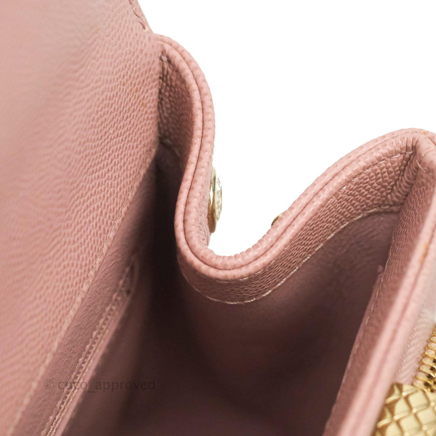 Chanel Quilted Small Business Affinity Flap Pink Caviar Gold Hardware