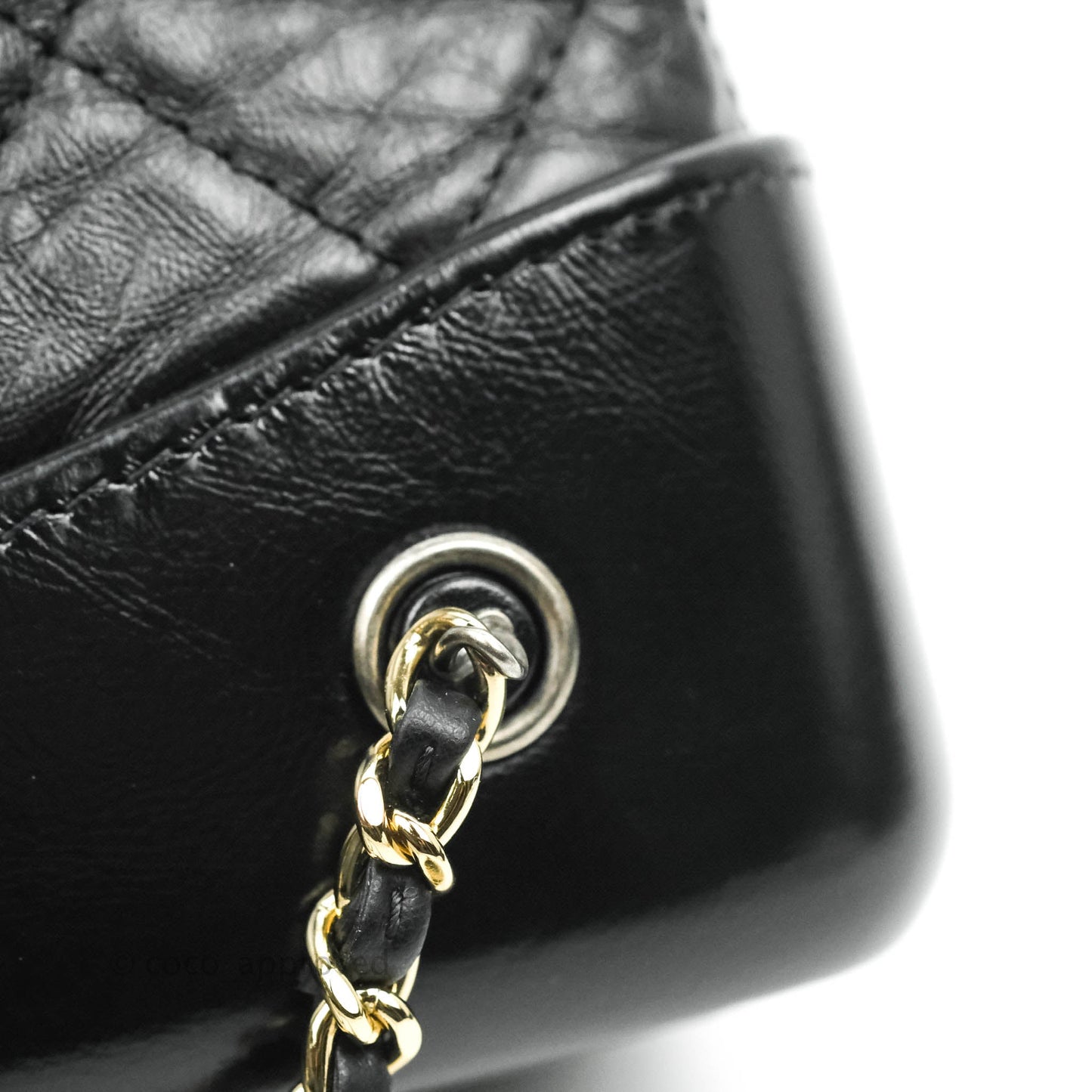 Chanel Small Gabrielle Backpack Black Aged Calfskin