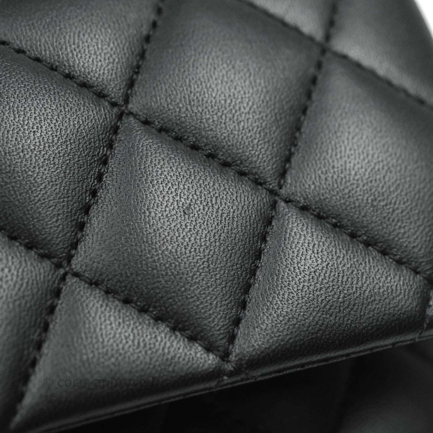 Chanel Classic Small S/M Flap Black Lambskin Rose Pink-Gold Hardware