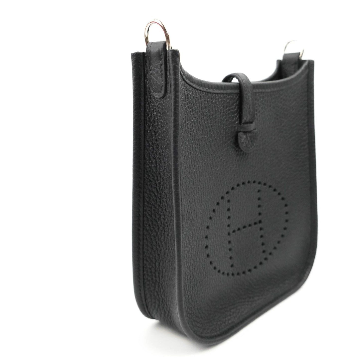 Hermès Mini Evelyne 16 Taurillon Clemence Black Palladium Hardware