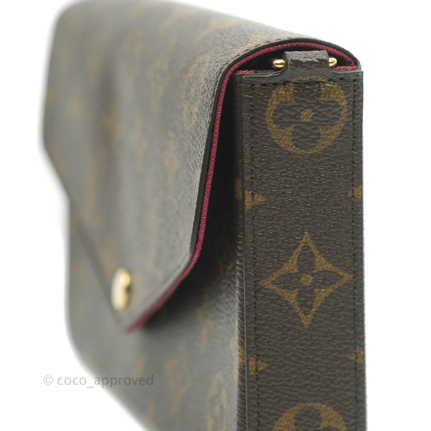 Louis Vuitton Félicie Pochette Monogram Canvas Fuchsia Pink