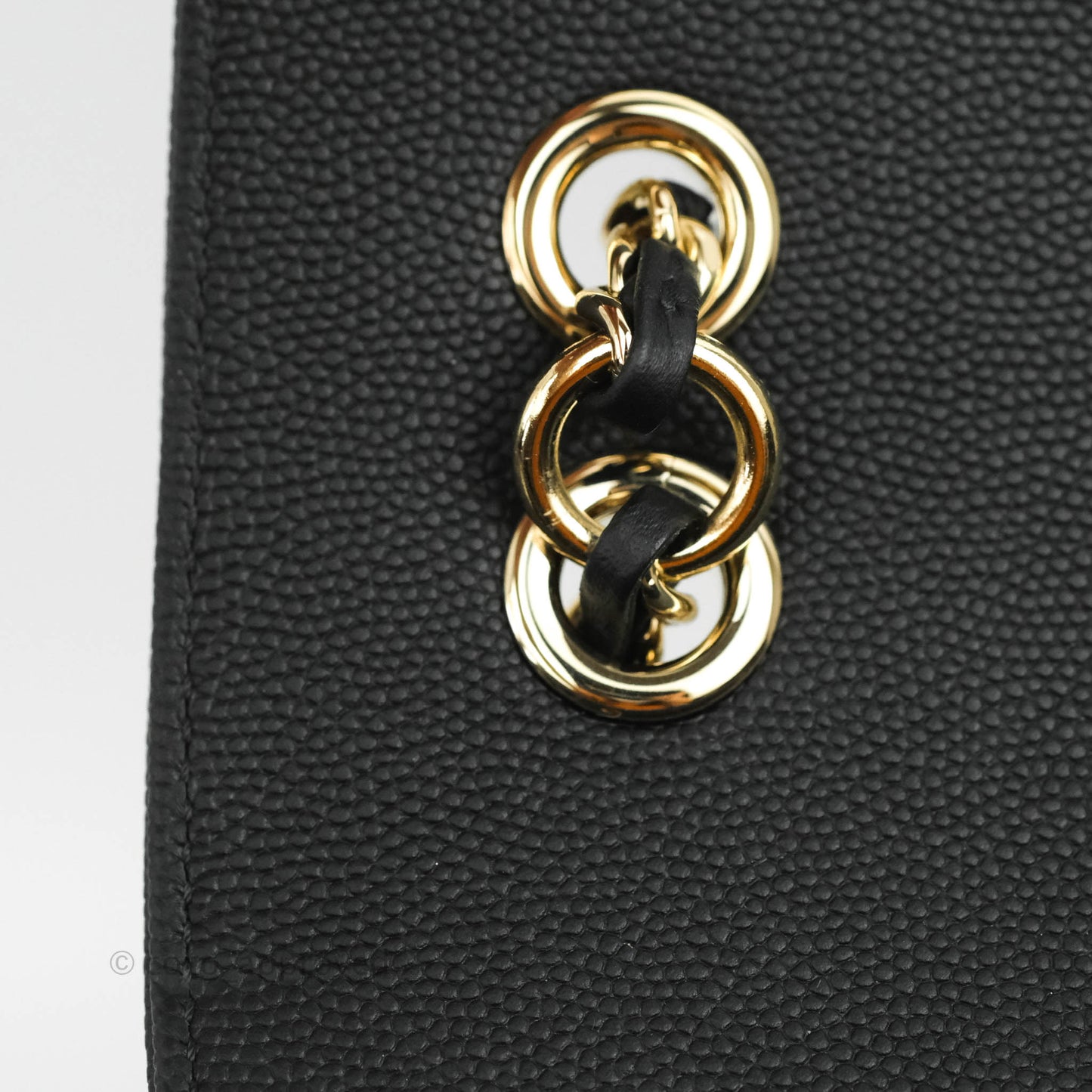 Chanel Quilted Business Affinity Backpack Black Caviar Gold Hardware