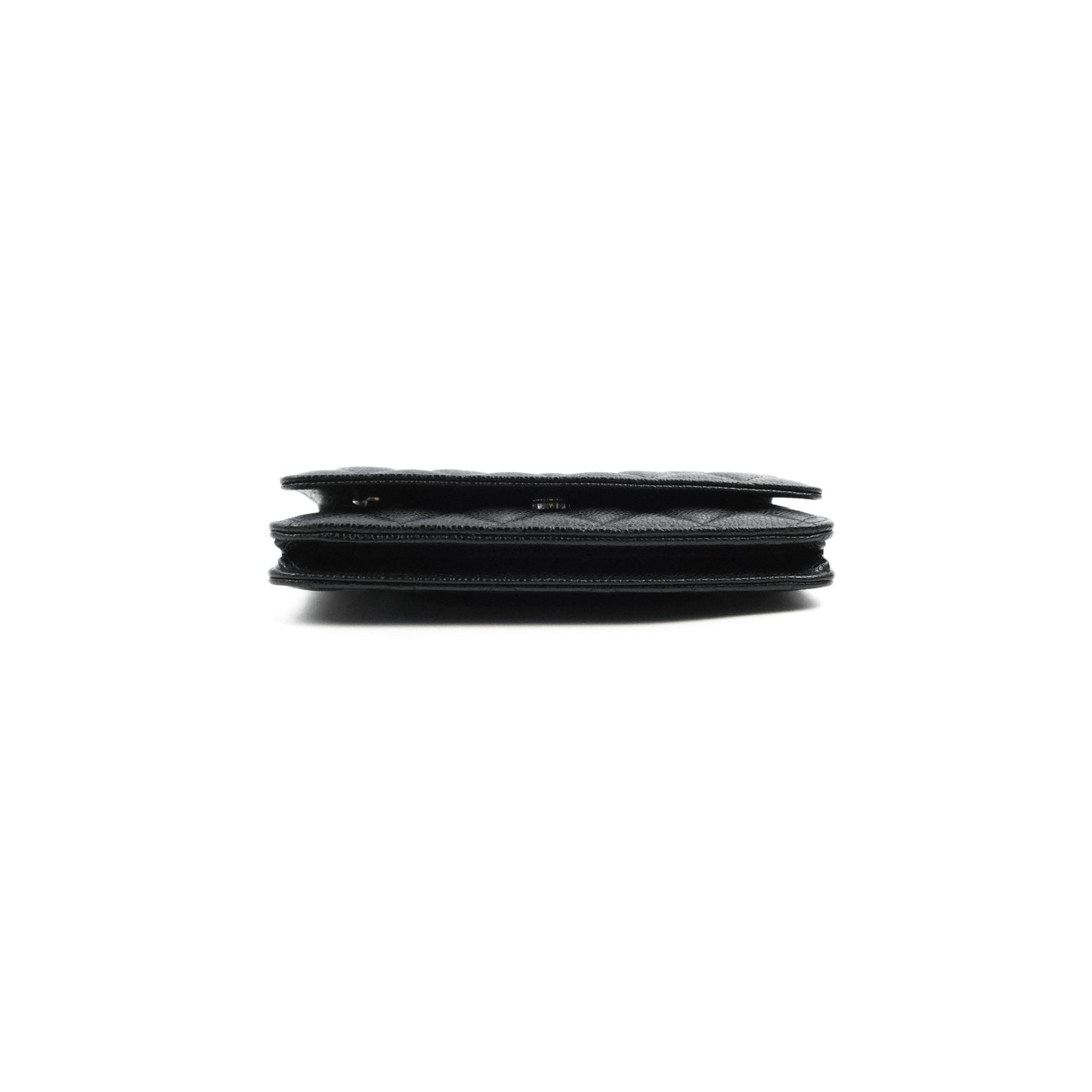 Chanel Quilted Classic WOC Black Caviar Silver Hardware