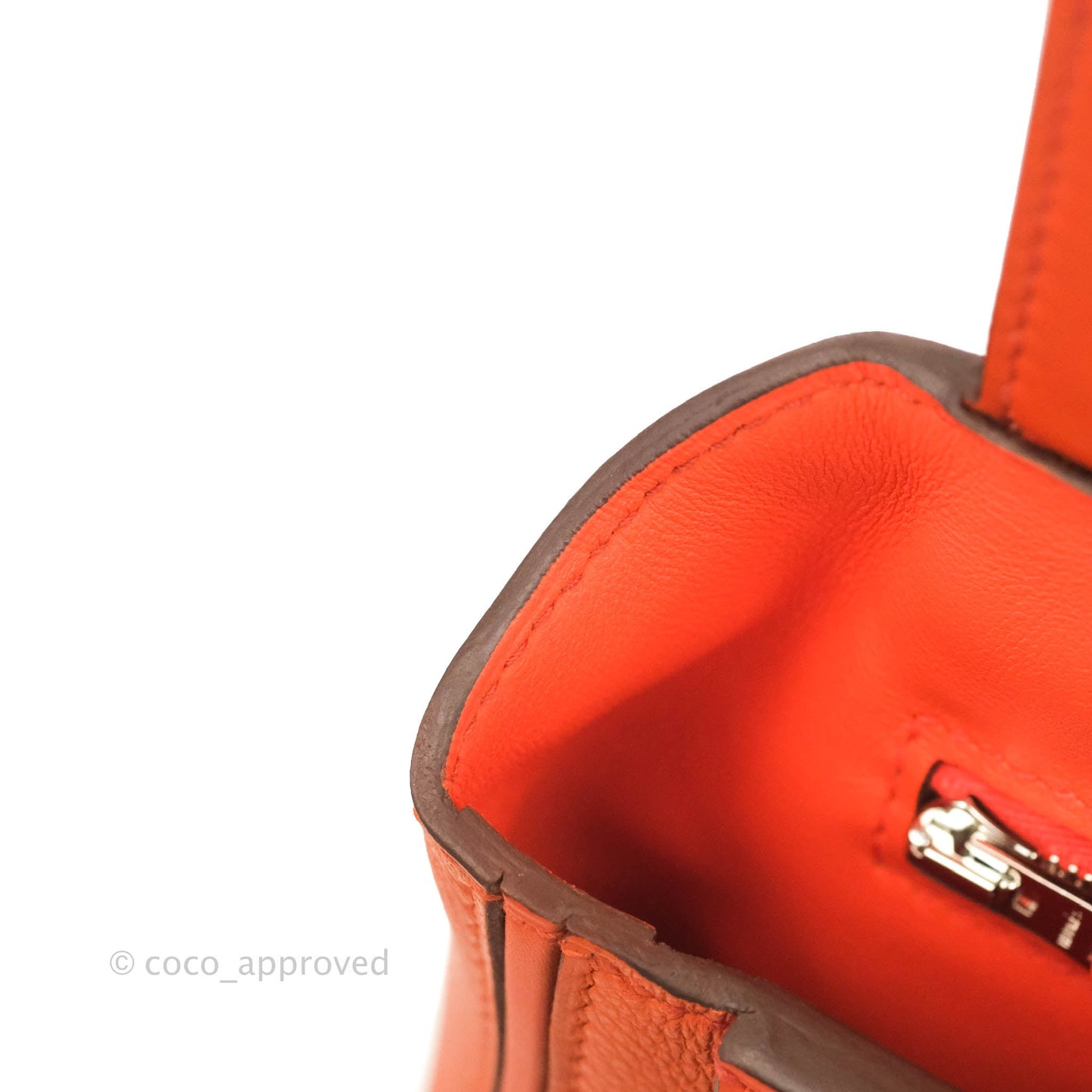 Hermès 24/24 21 Mini Terre Battue Palladium Hardware