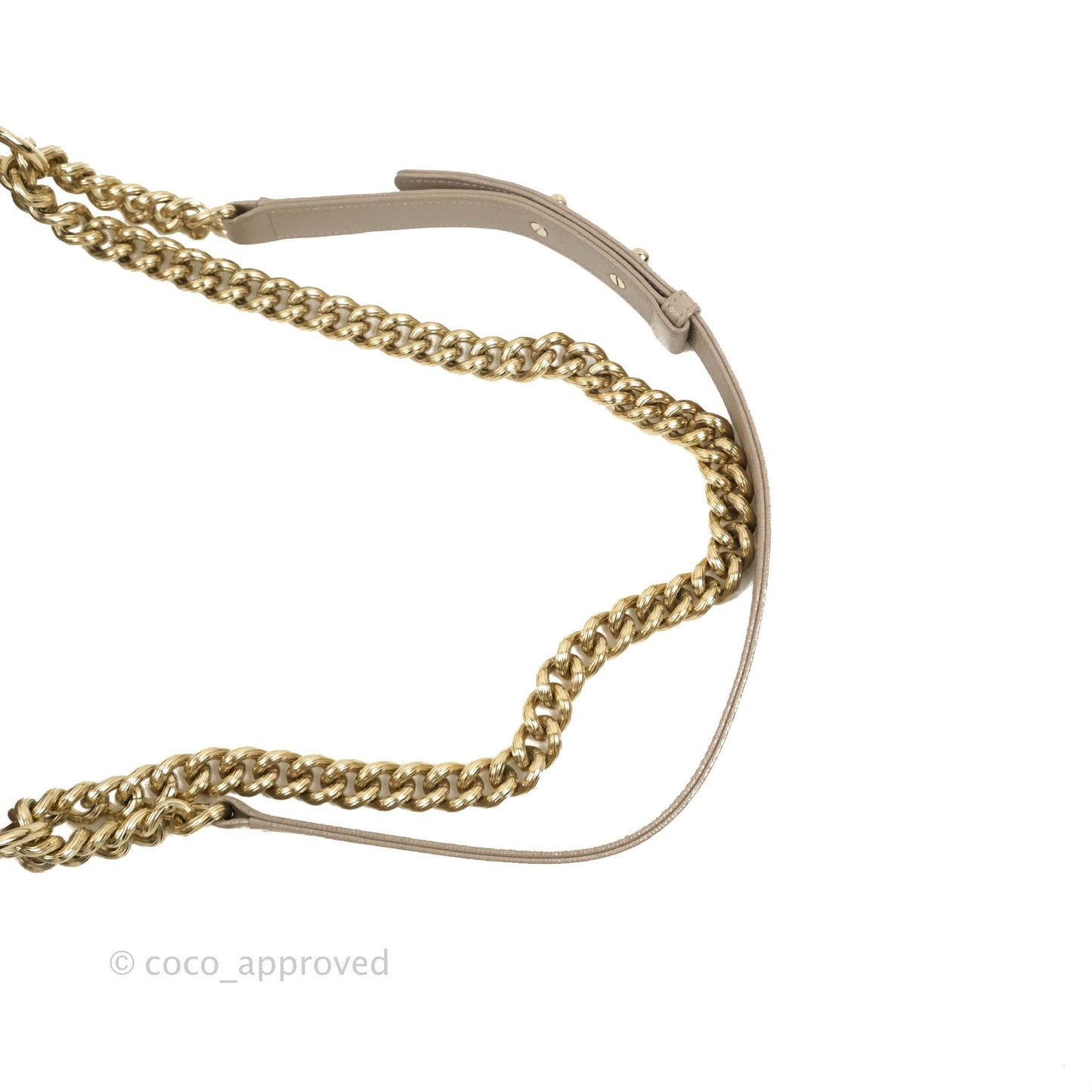 Chanel Quilted Medium Boy Grey Caviar Gold Hardware