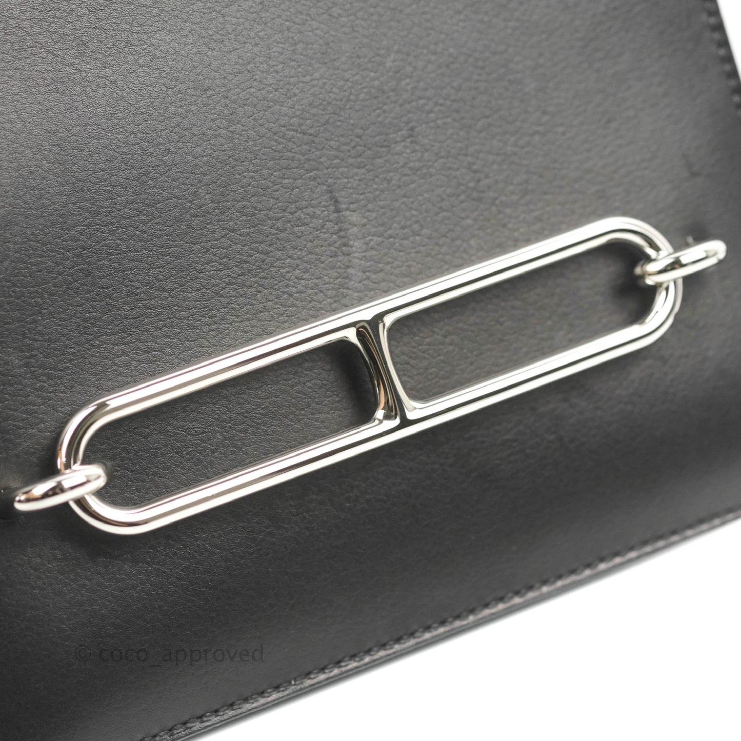 Hermès Roulis Mini 18 Black Swift Palladium Hardware