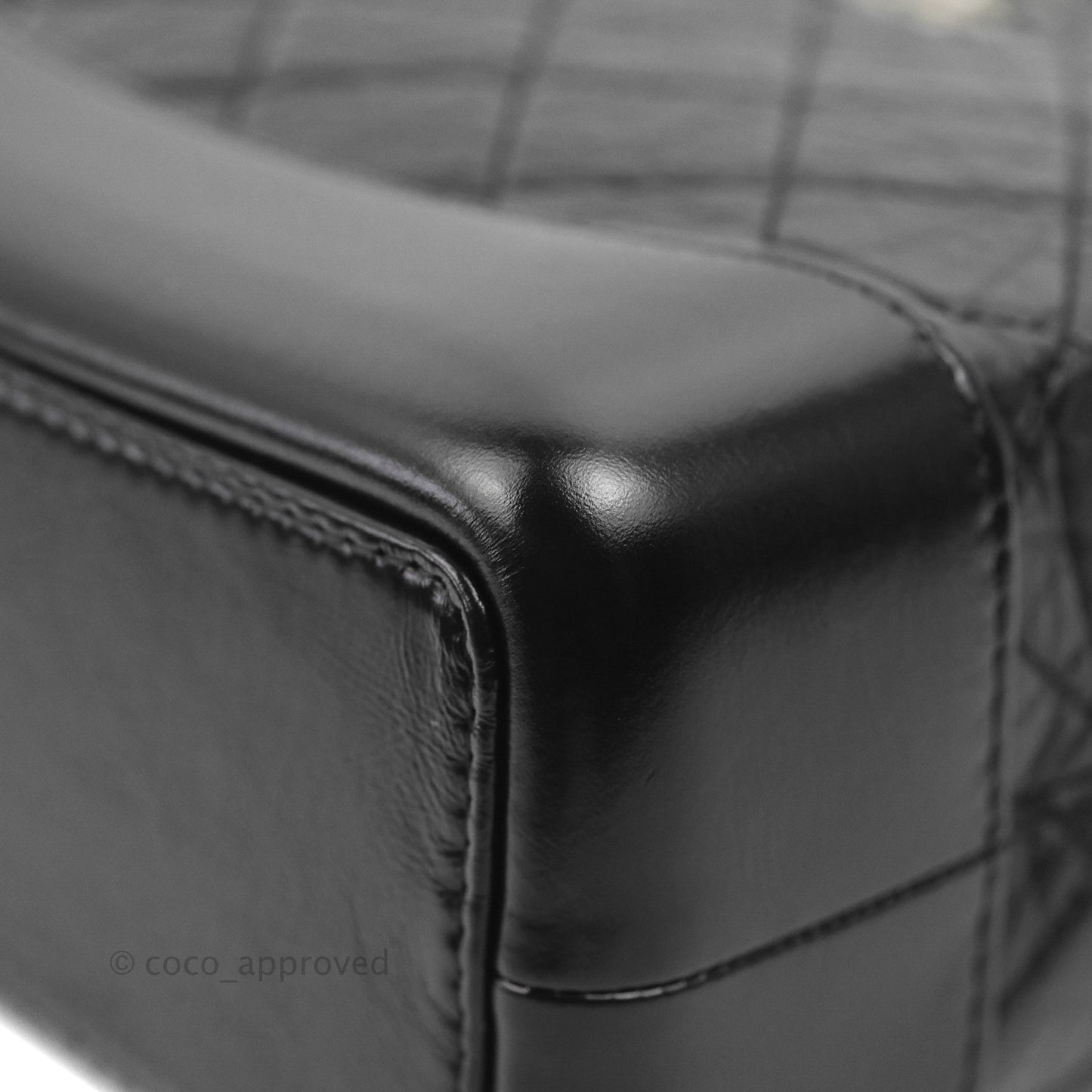 Chanel Small Gabrielle Backpack Black Aged Calfskin