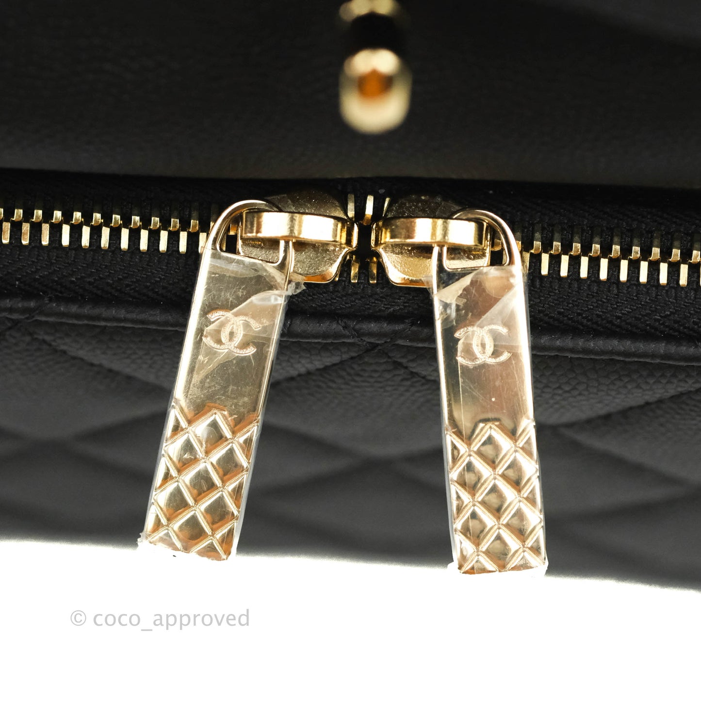 Chanel Quilted Business Affinity Backpack Black Caviar Gold Hardware