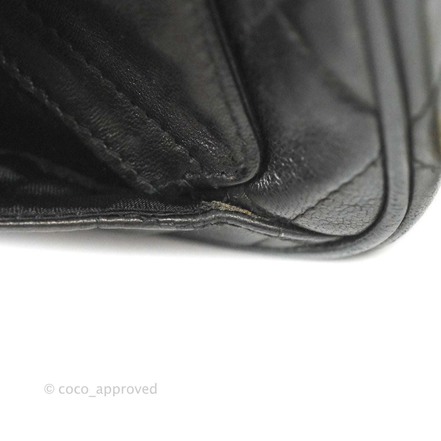 Chanel Vintage Small Camera Bag Black Lambskin Gold Hardware