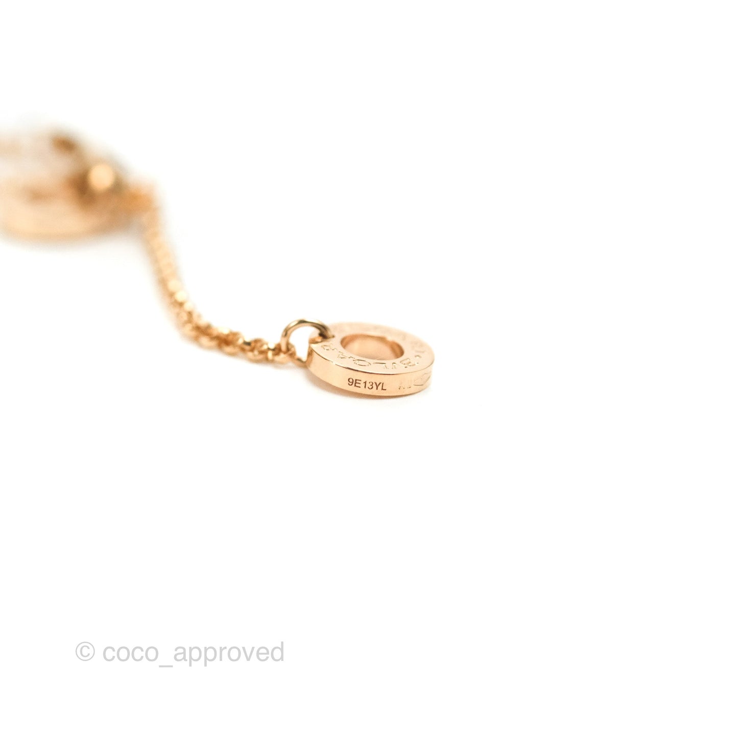 Bvlgari Mini Zero1 Necklace Rose Gold