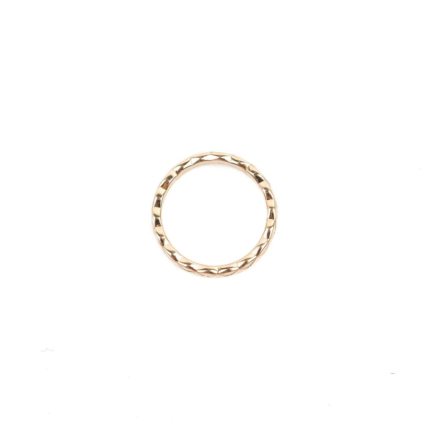 Chanel Coco Crush Ring 18K Beige Gold Size 52