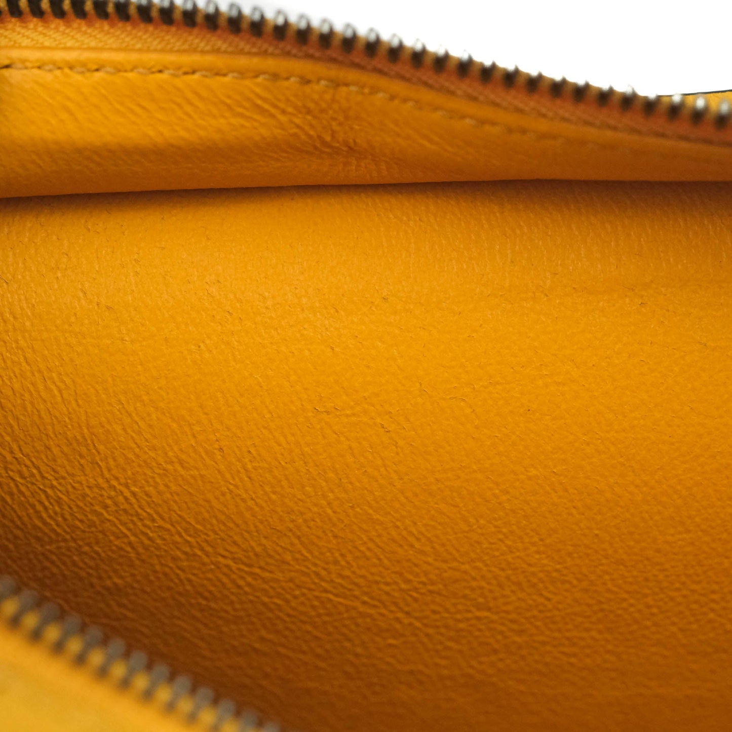 Celine Small Trapeze Bag Mustard Yellow Grained Calfskin