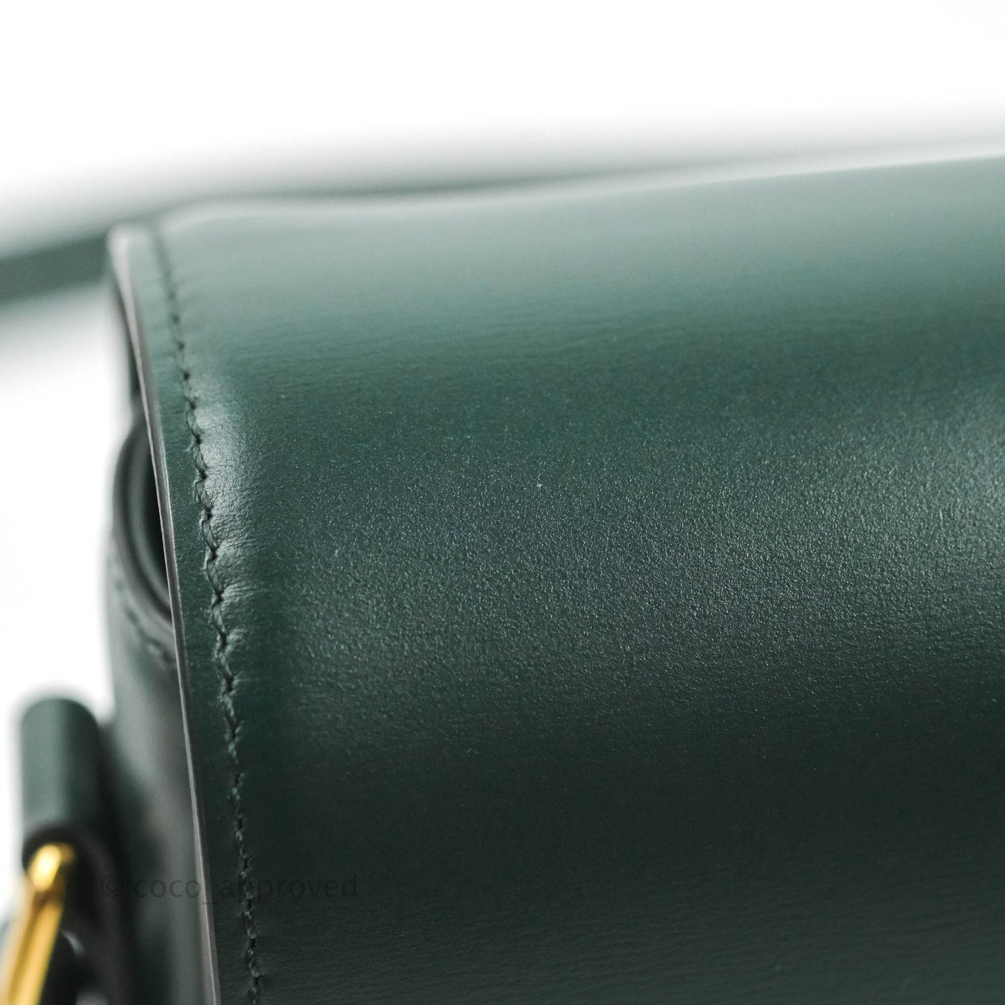 Celine Medium Triomphe Shiny Calfskin Amazone Green