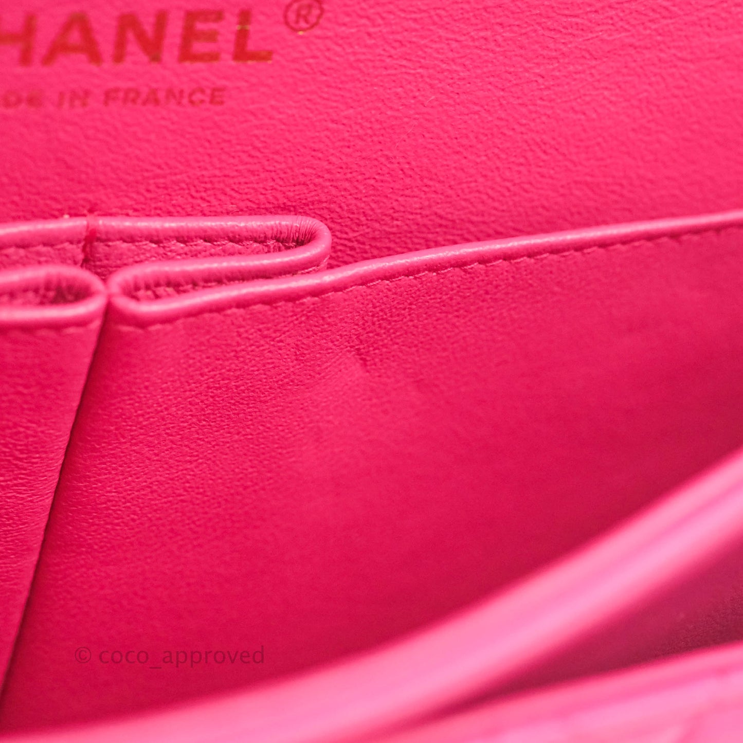 Chanel Classic M/L Medium Flap Quilted Pink Lambskin Gold Hardware