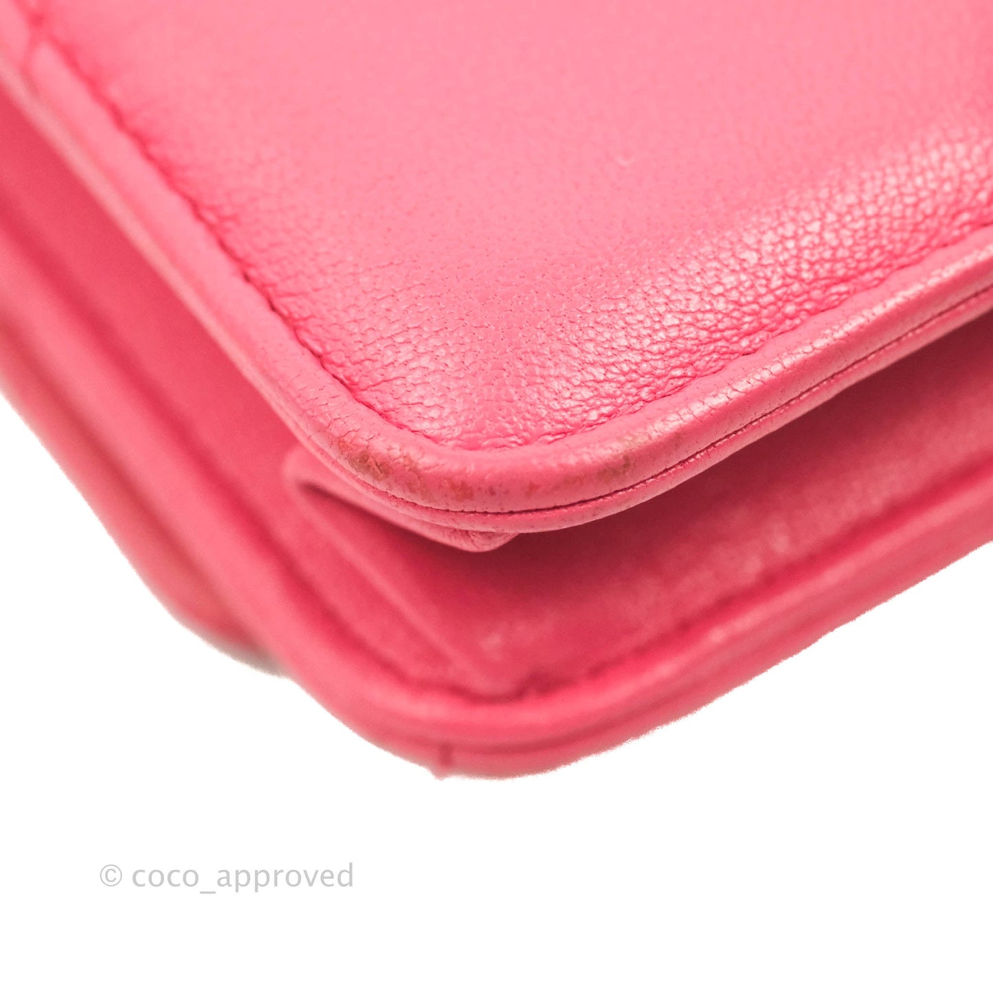 Chanel 19 Wallet on Chain WOC Pink Mixed Hardware
