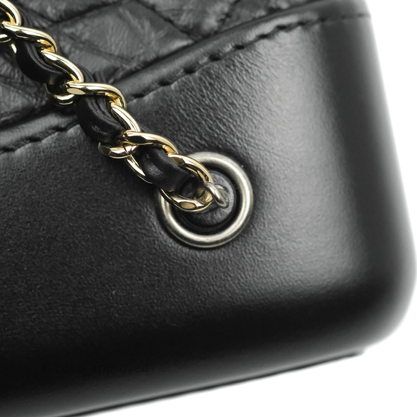 Chanel Small Gabrielle Backpack Black Aged Calfskin