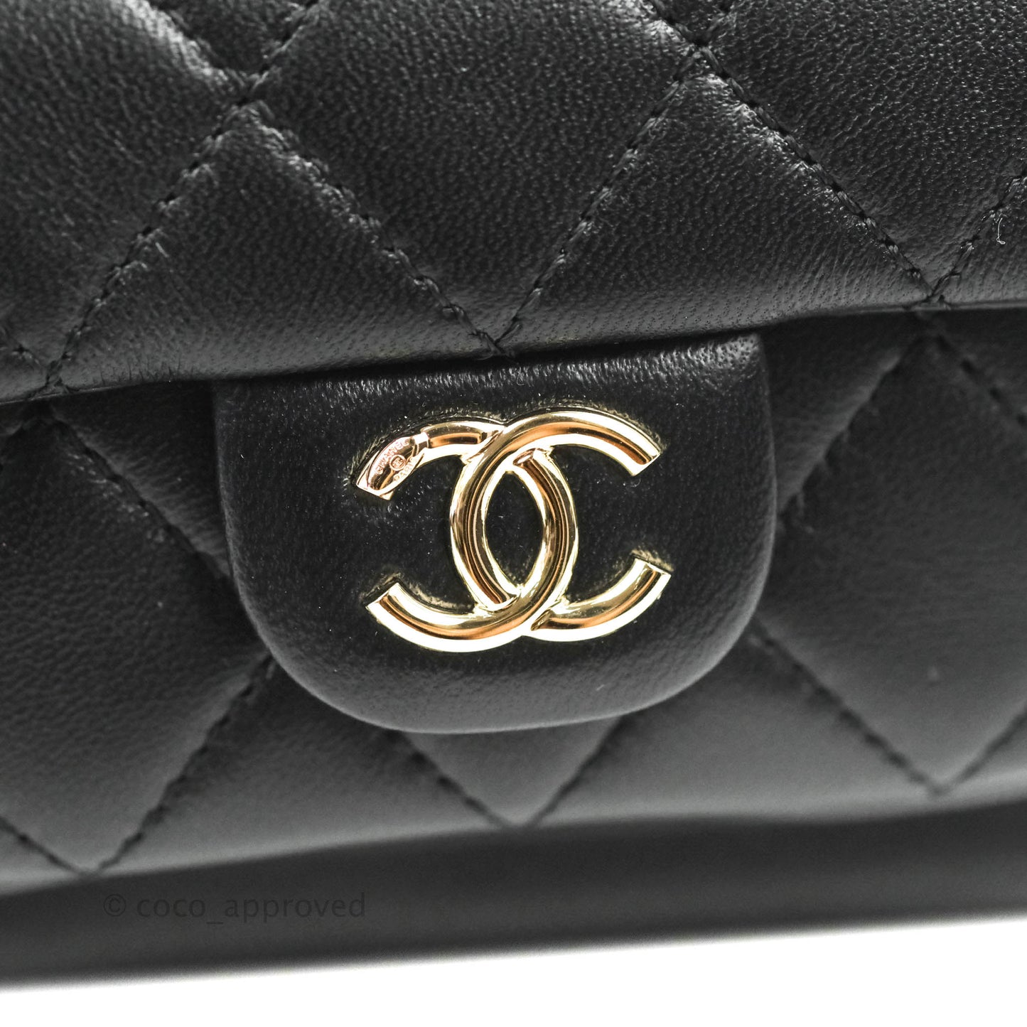 Chanel Quilted Small Duma Drawstring Backpack Black Lambskin 22A
