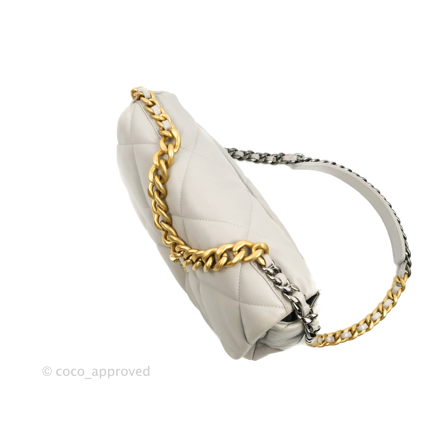 Chanel 19 Medium Grey Mixed Hardware