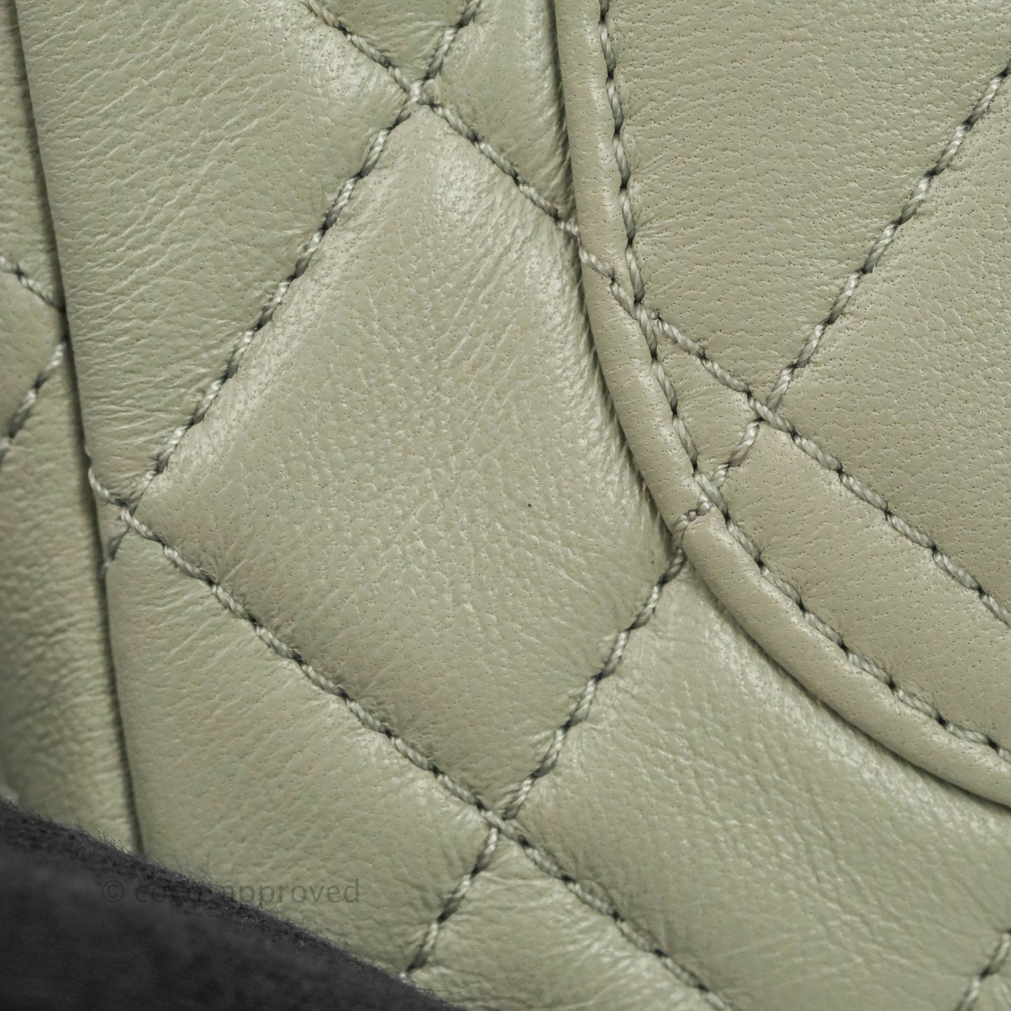Chanel Mini Rectangular Pearl Crush Quilted Grey Lambskin Aged Gold Hardware 22C