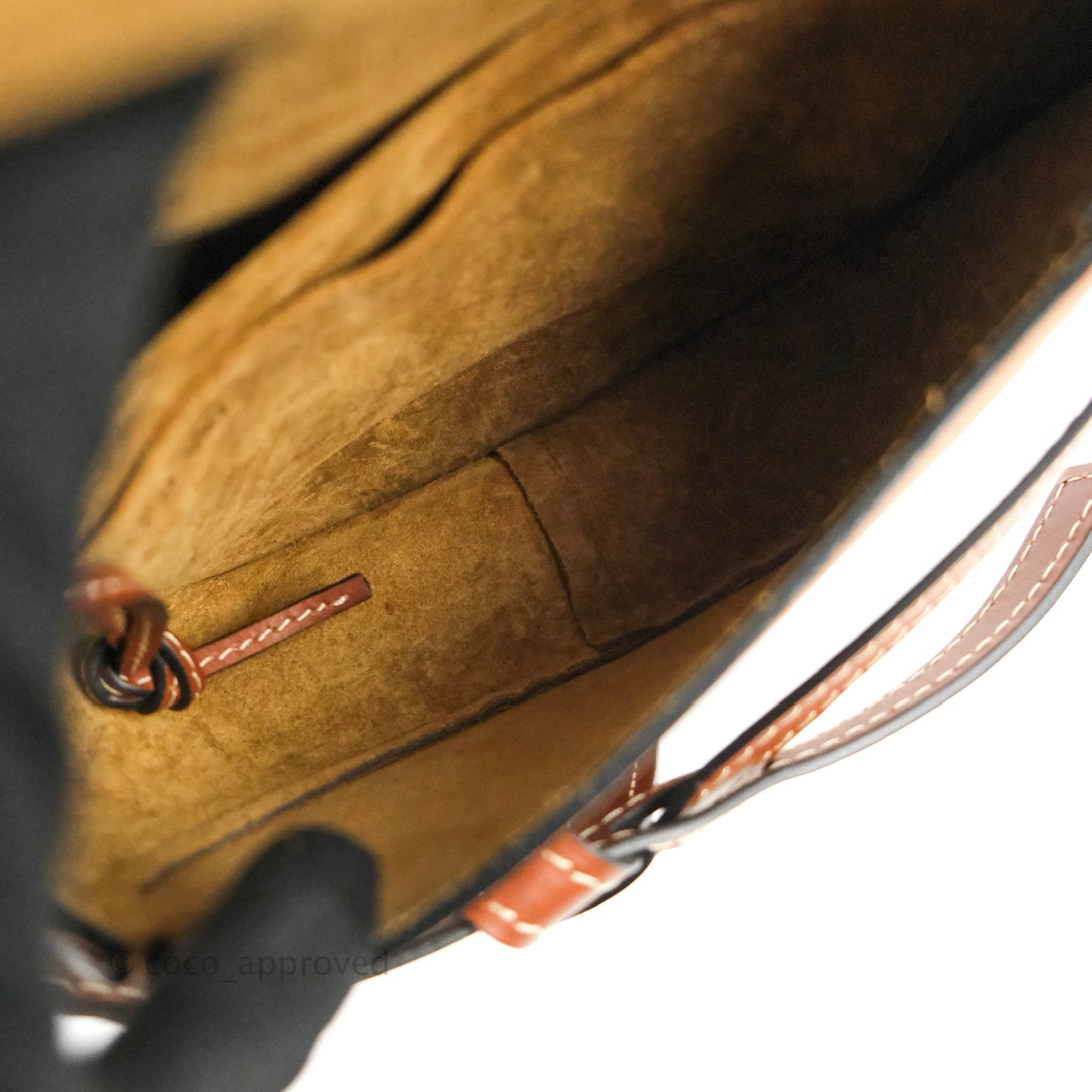 Loewe Small Gate Bag Light Caramel/Pecan Grained Calfskin