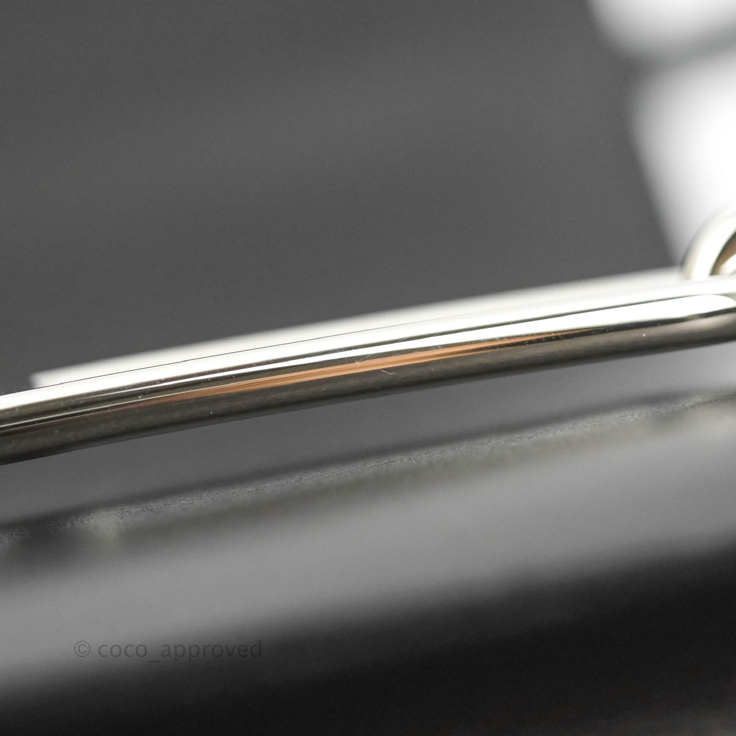 Hermès Roulis Mini 18 Black Swift Palladium Hardware