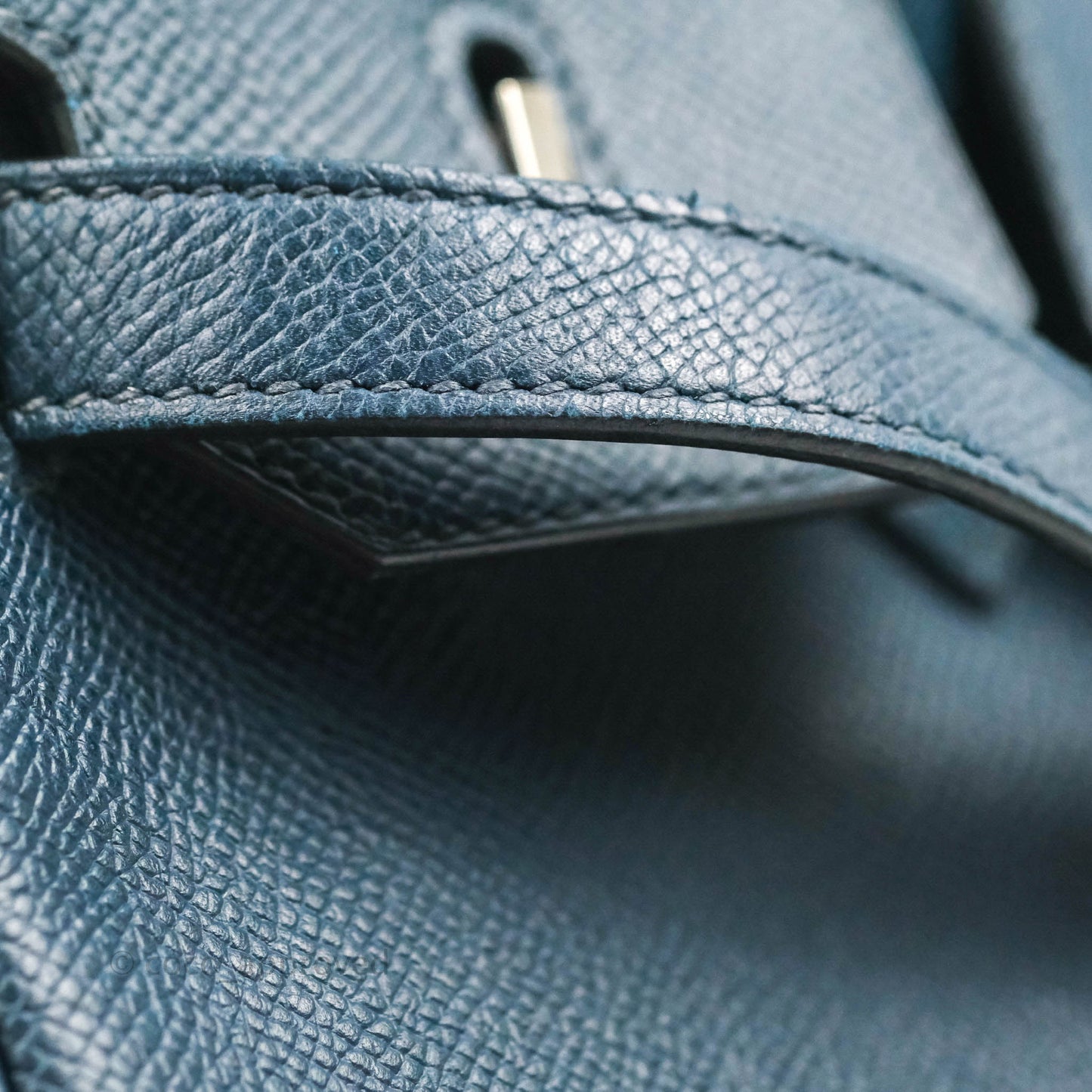 Hermès Birkin 30 Navy Epsom Silver Hardware