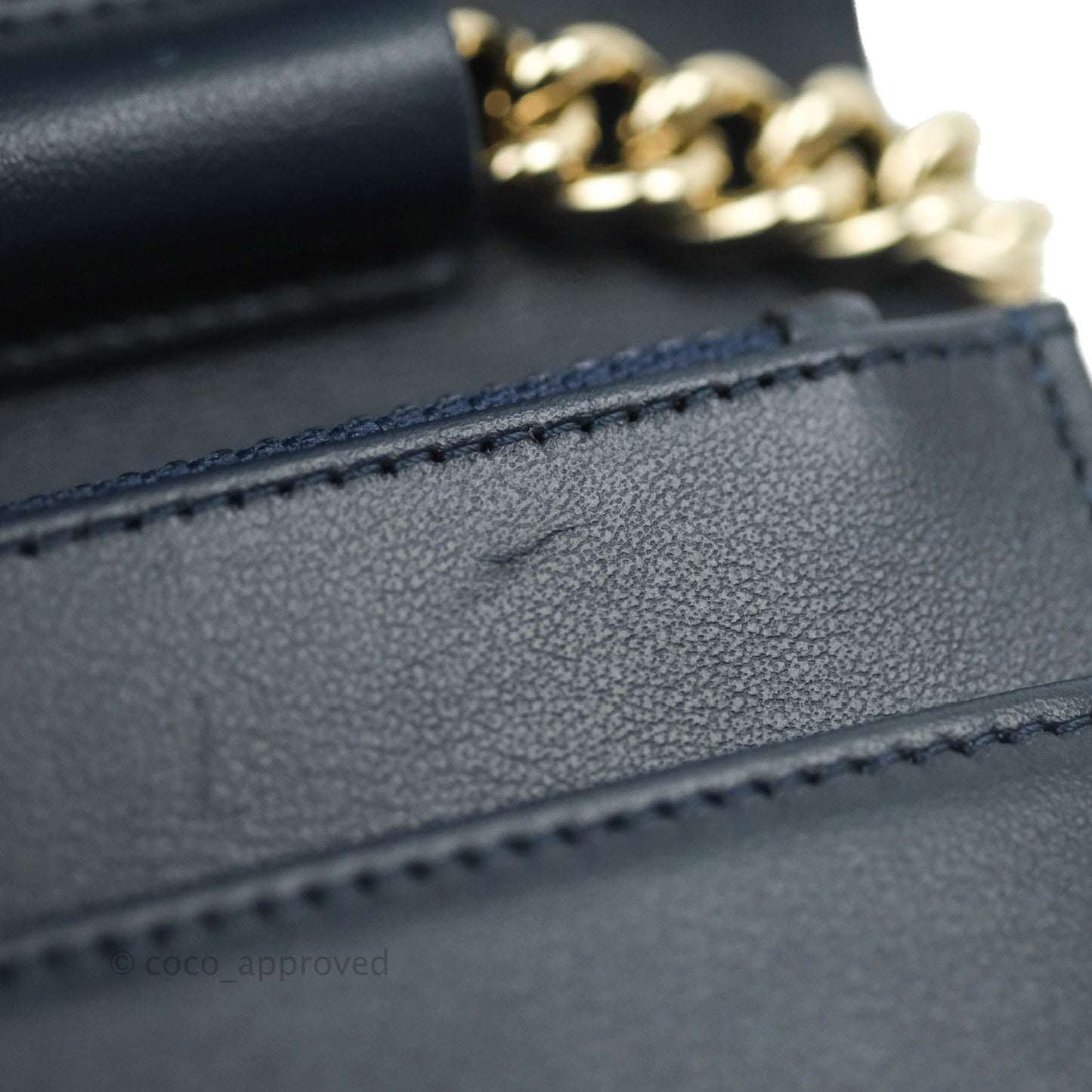 Chanel Quilted Boy Wallet on Chain WOC Navy Caviar Gold Hardware