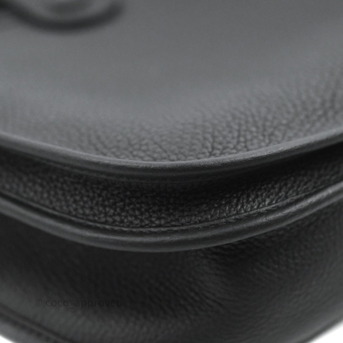 Hermes Evelyne III 29 Black Clemence Gold Hardware