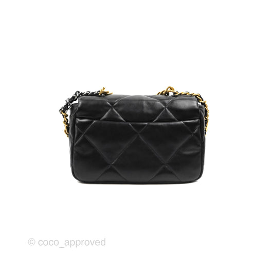 Chanel 19 Small Black Mixed Hardware