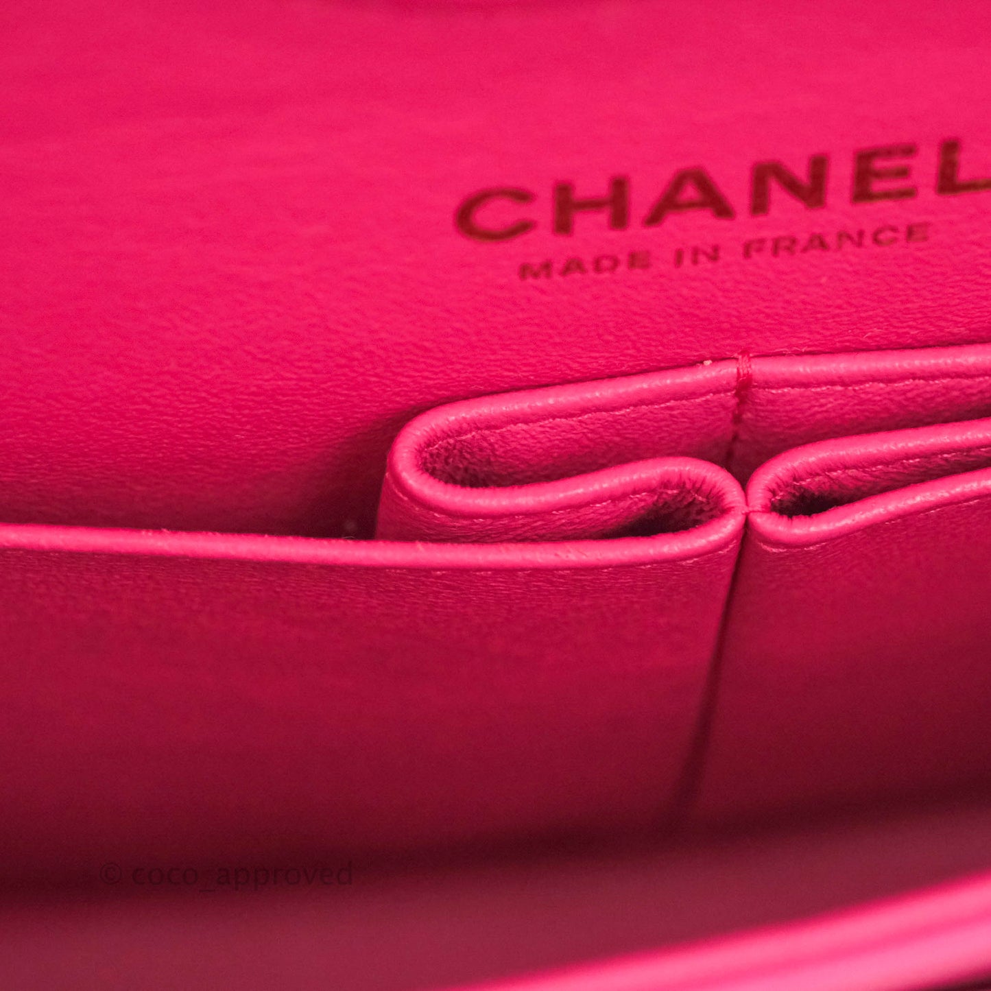 Chanel Classic M/L Medium Flap Quilted Pink Lambskin Gold Hardware
