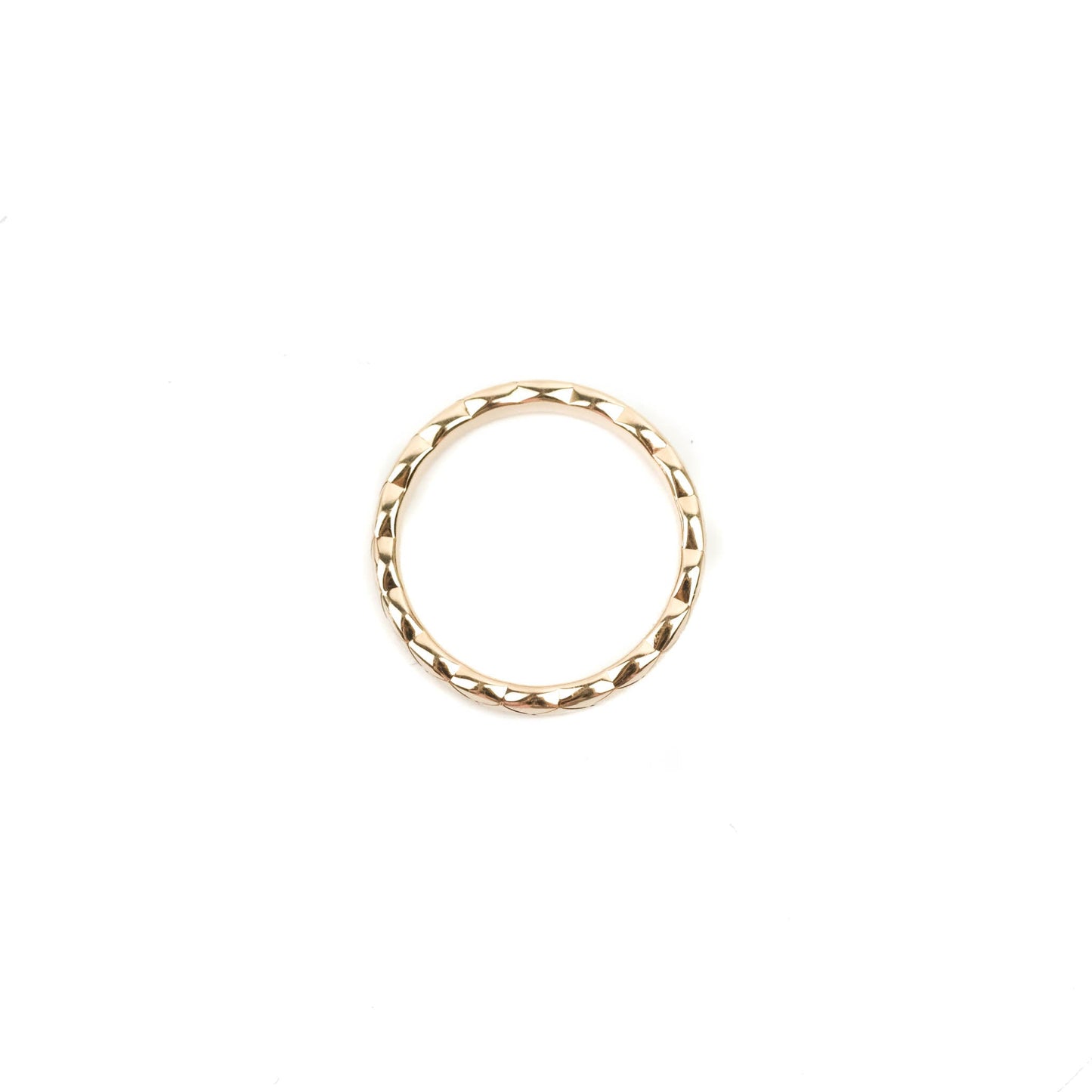 Chanel Coco Crush Ring 18K Beige Gold Size 52