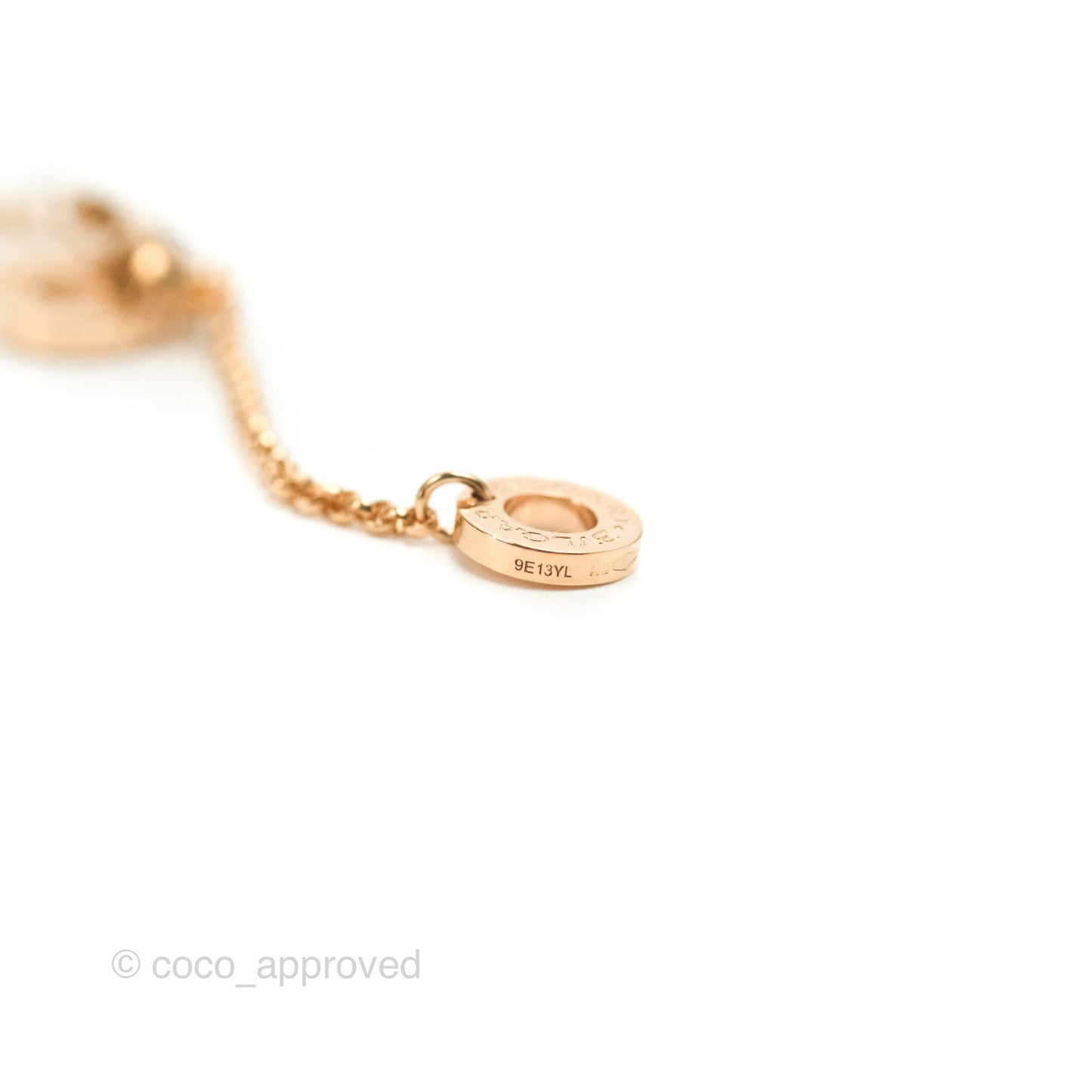 Bvlgari Mini Zero1 Necklace Rose Gold