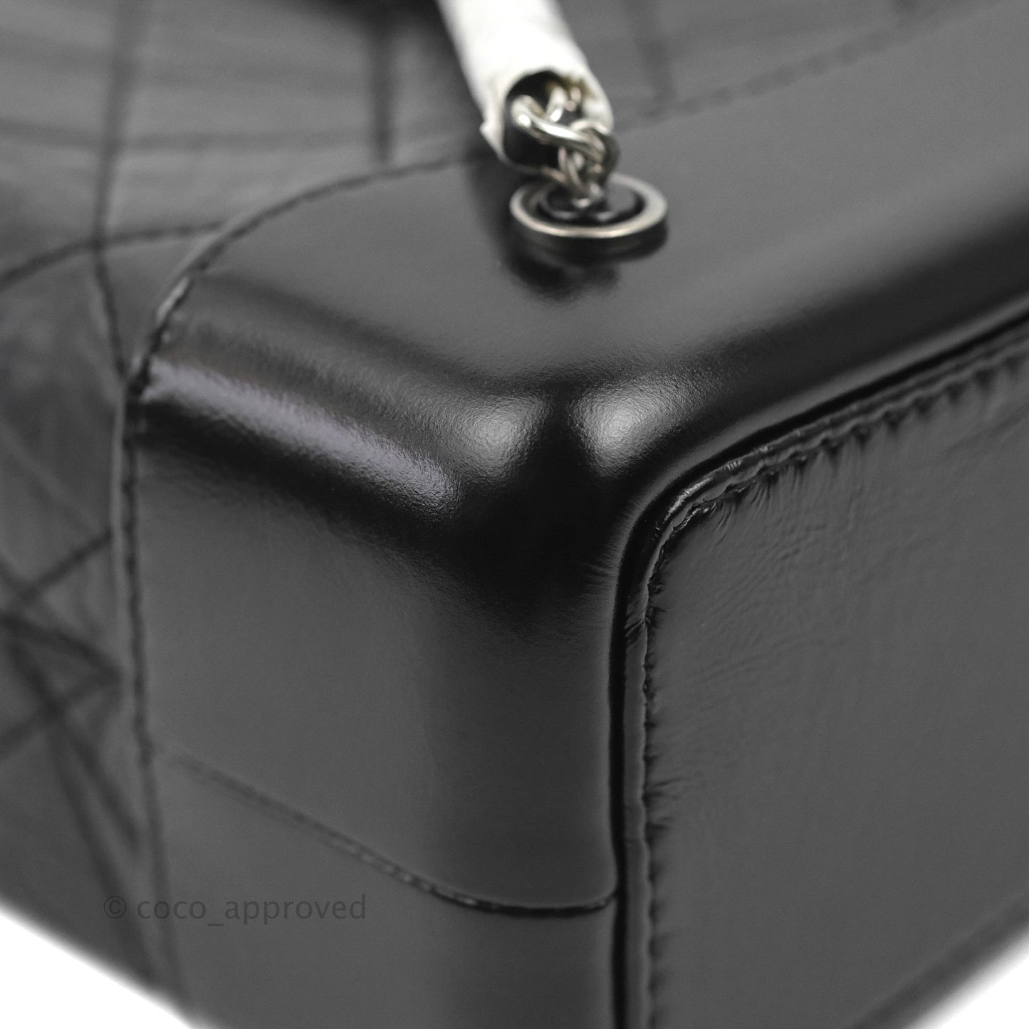 Chanel Small Gabrielle Backpack Black Aged Calfskin