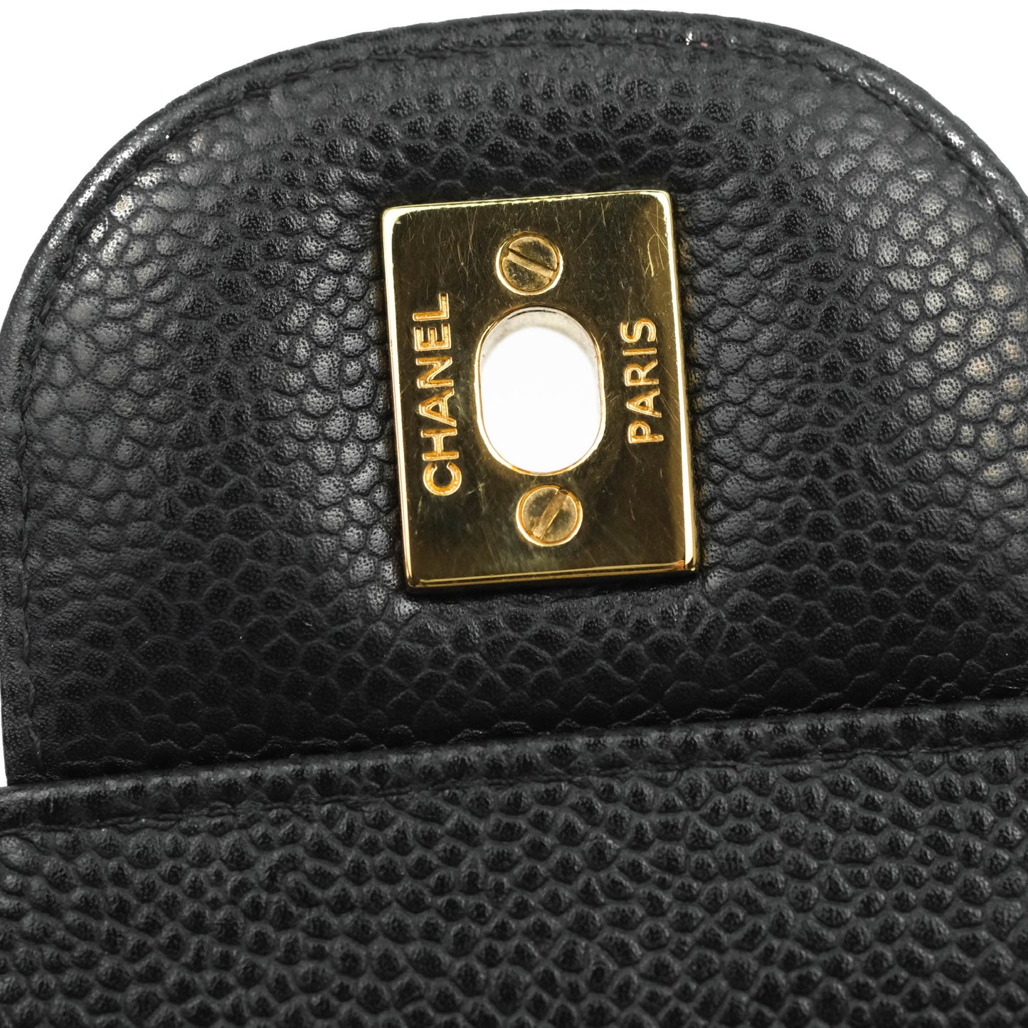Chanel Jumbo Double Flap Black Caviar Gold Hardware⁣⁣