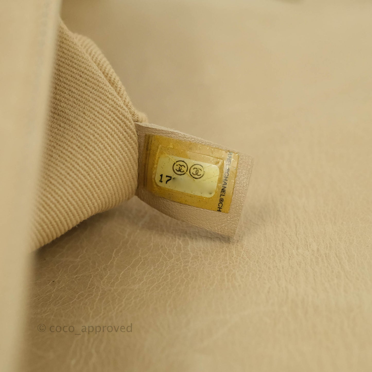 Chanel Quilted Large Boy Beige Aged Calfskin Aged Gold Hardware